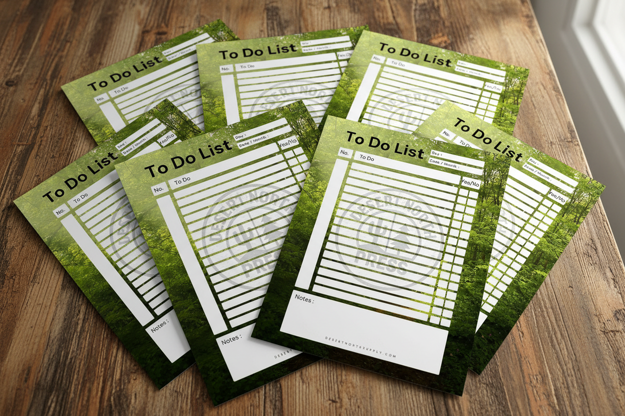 Printable To‑Do List Bundle (40 Pages) • 5 Aesthetic Styles • Goodnotes‑Ready Templates • Storms of Torment, Desert Sunset, Forest, Marble & Minimalist • Digital Download