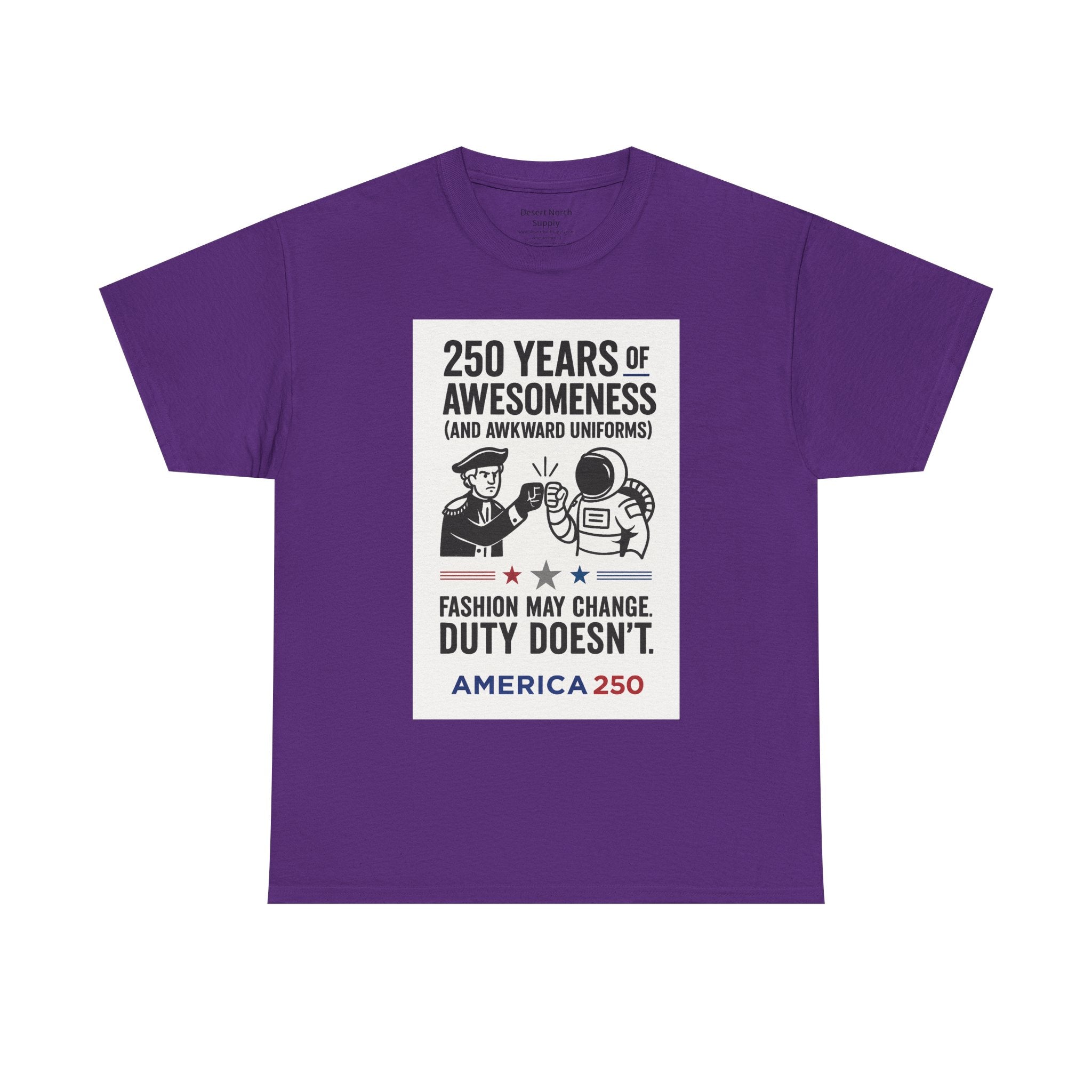 250 Years of Awesomeness Military History T-Shirt – Funny Duty & Uniforms Tee