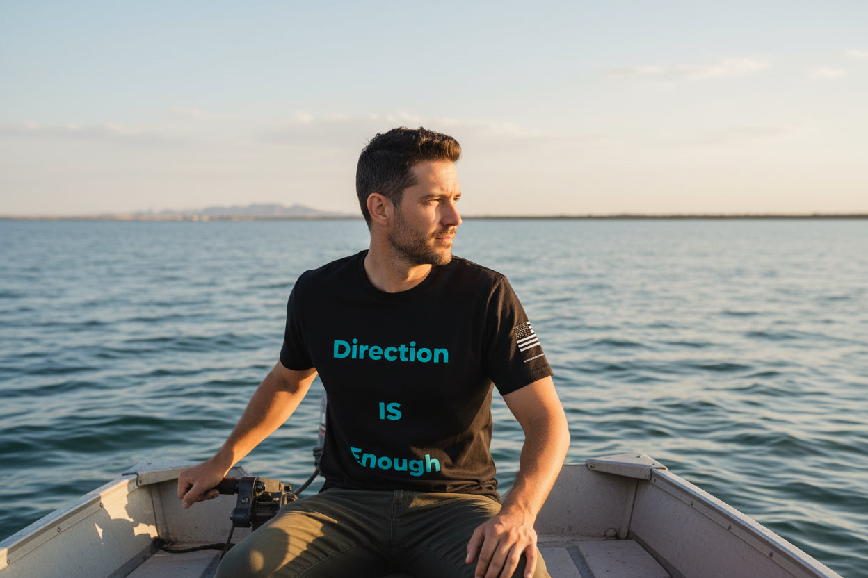 Direction IS Enough - Motivational Tee Choose Forward