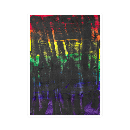 Abstract Watercolor Vinyl Decal - Inner Thoughts - A Spectrum Interrupted