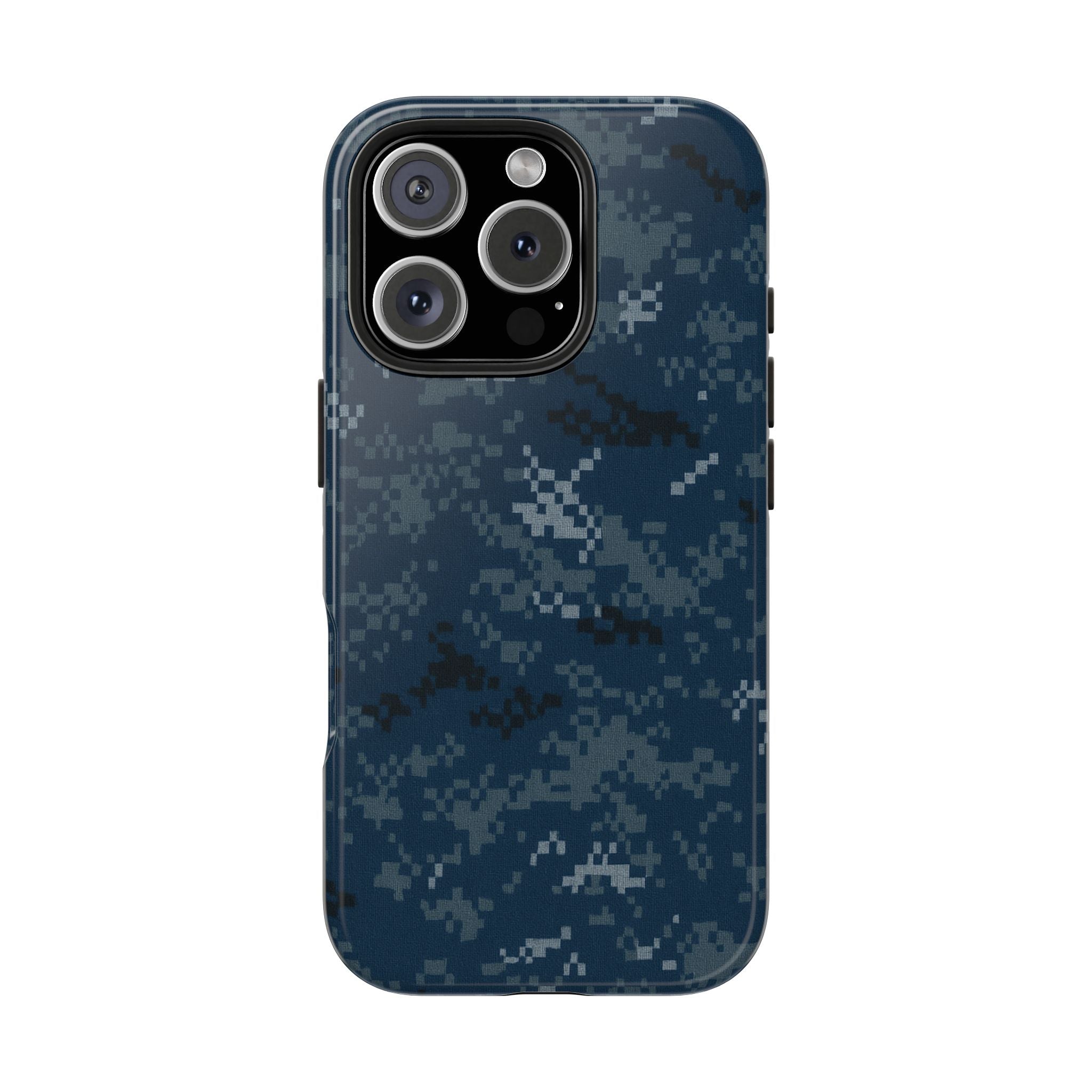 US Navy Blue Camo phone case | Military Camouflage Phone Case