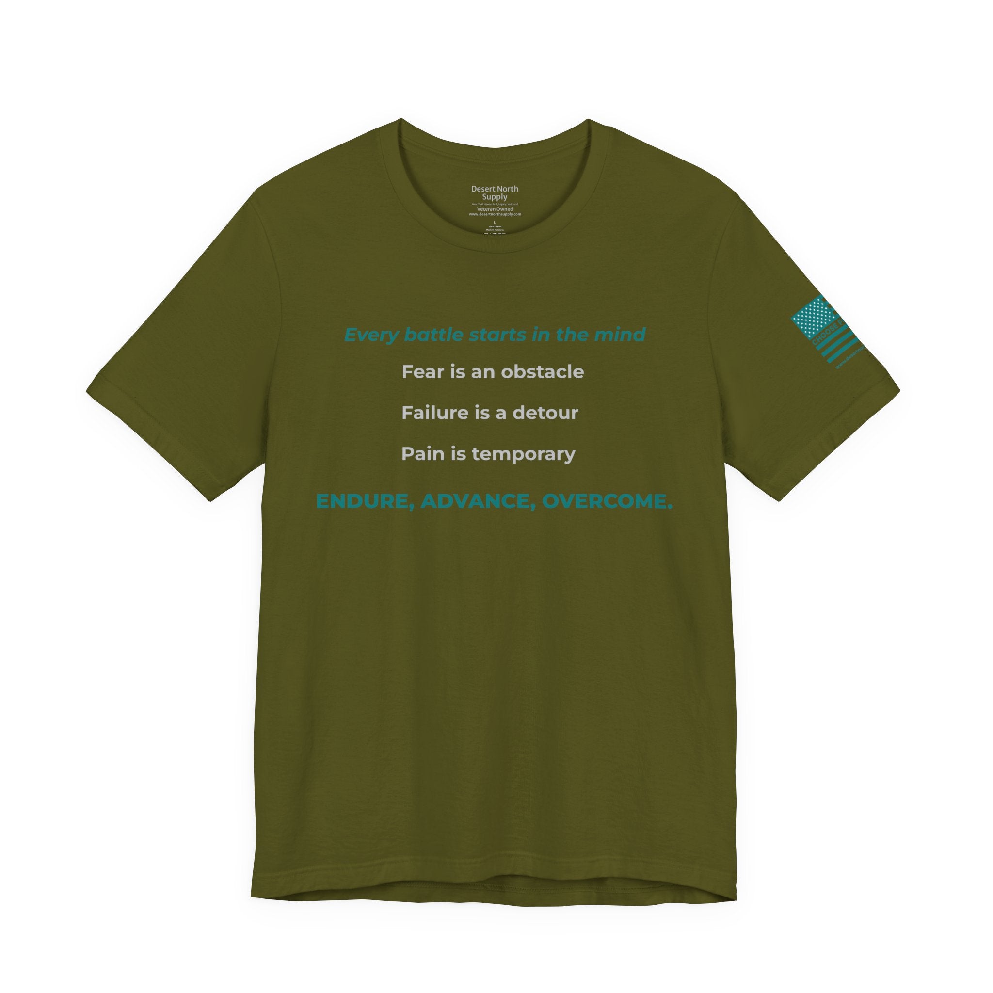 Endure Advance Overcome Motivational Tee - Choose Forward