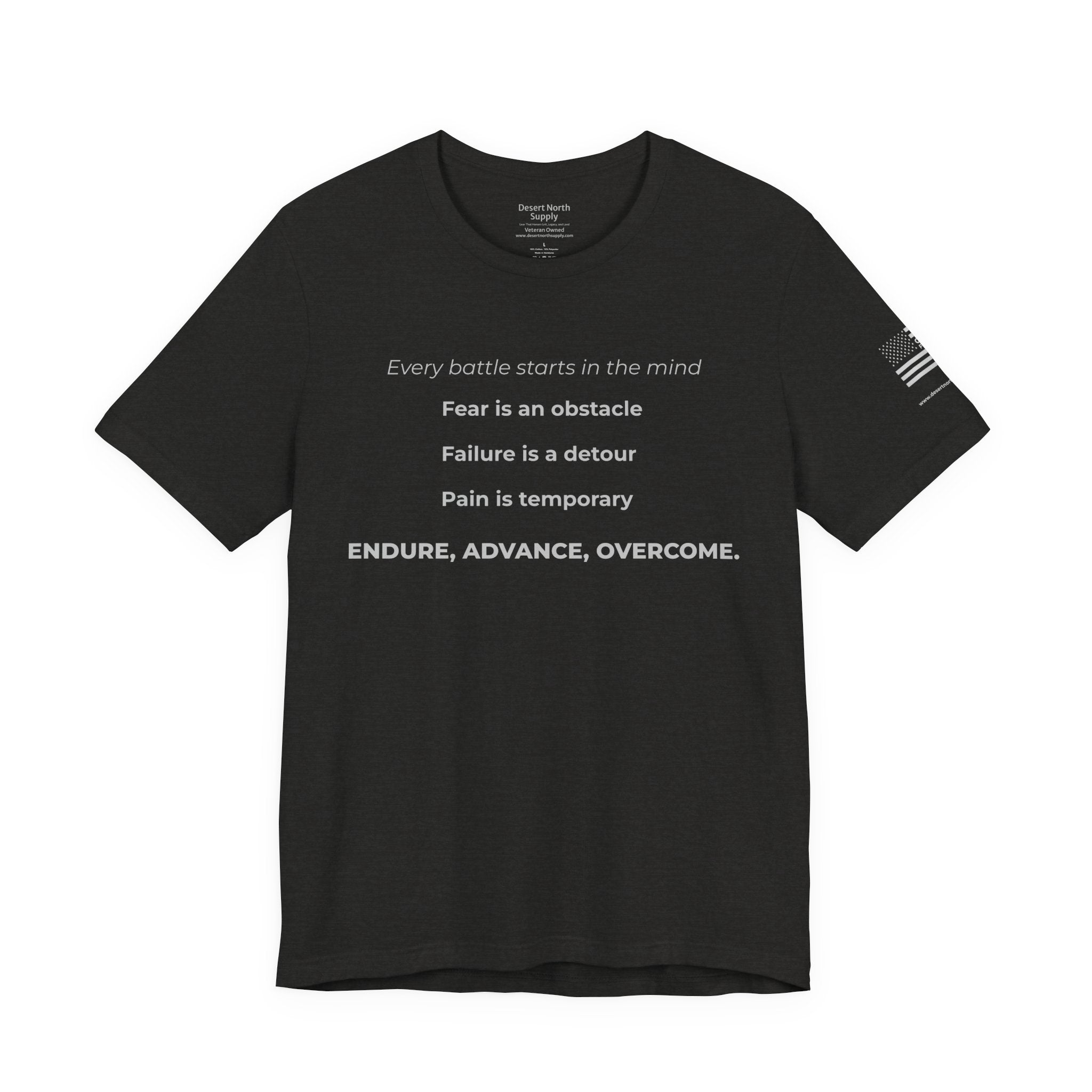 Endure Advance Overcome Motivational Tee - Choose Forward