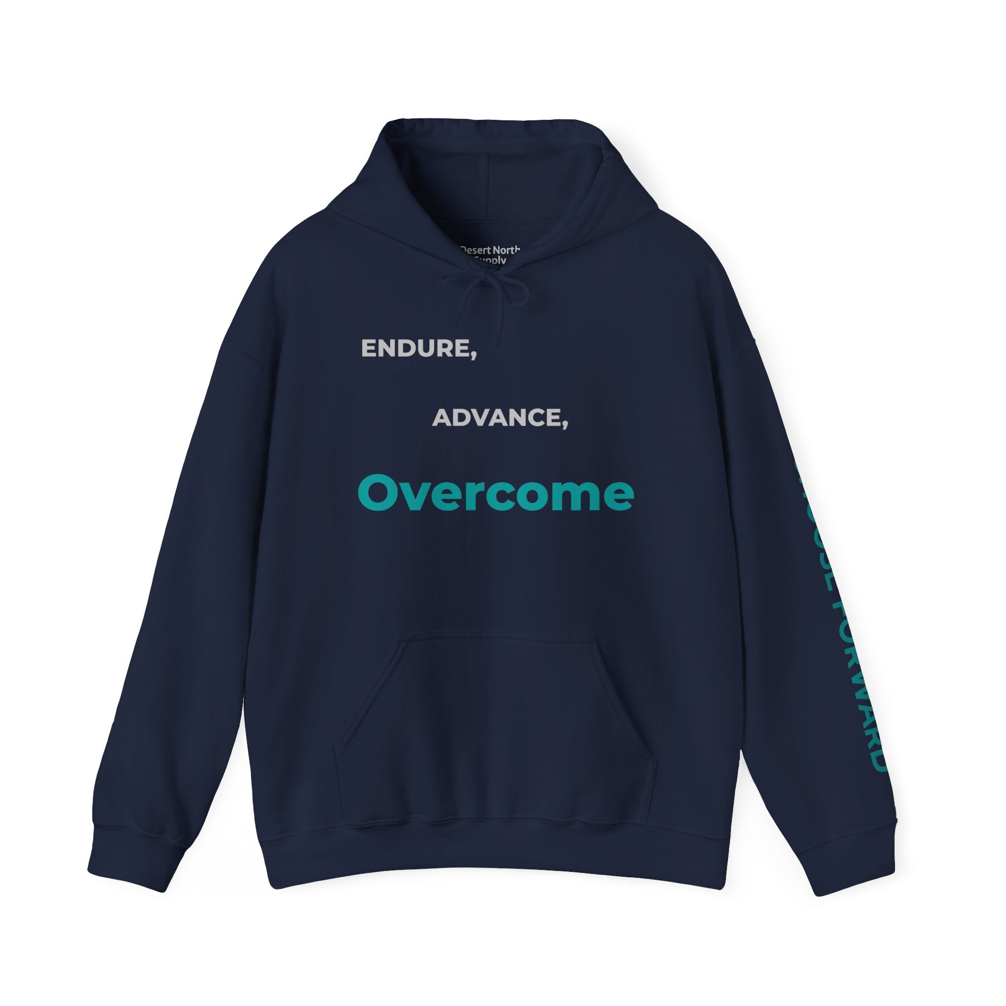 Endure Advance Overcome Hoodie — Inspirational Warrior Motivational Sweatshirt