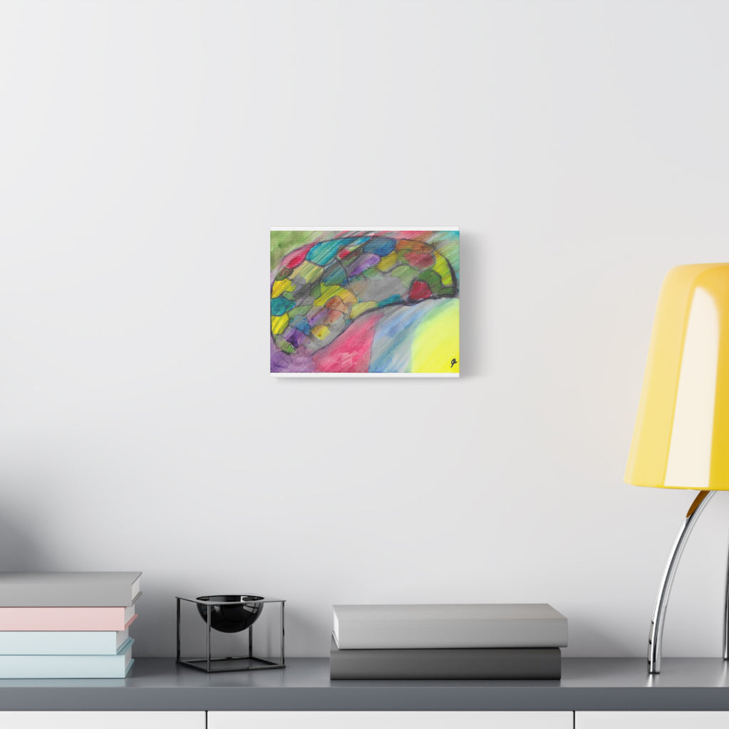The Infection Spreads - Abstract Trauma Brain Watercolor - Canvas Wall Art