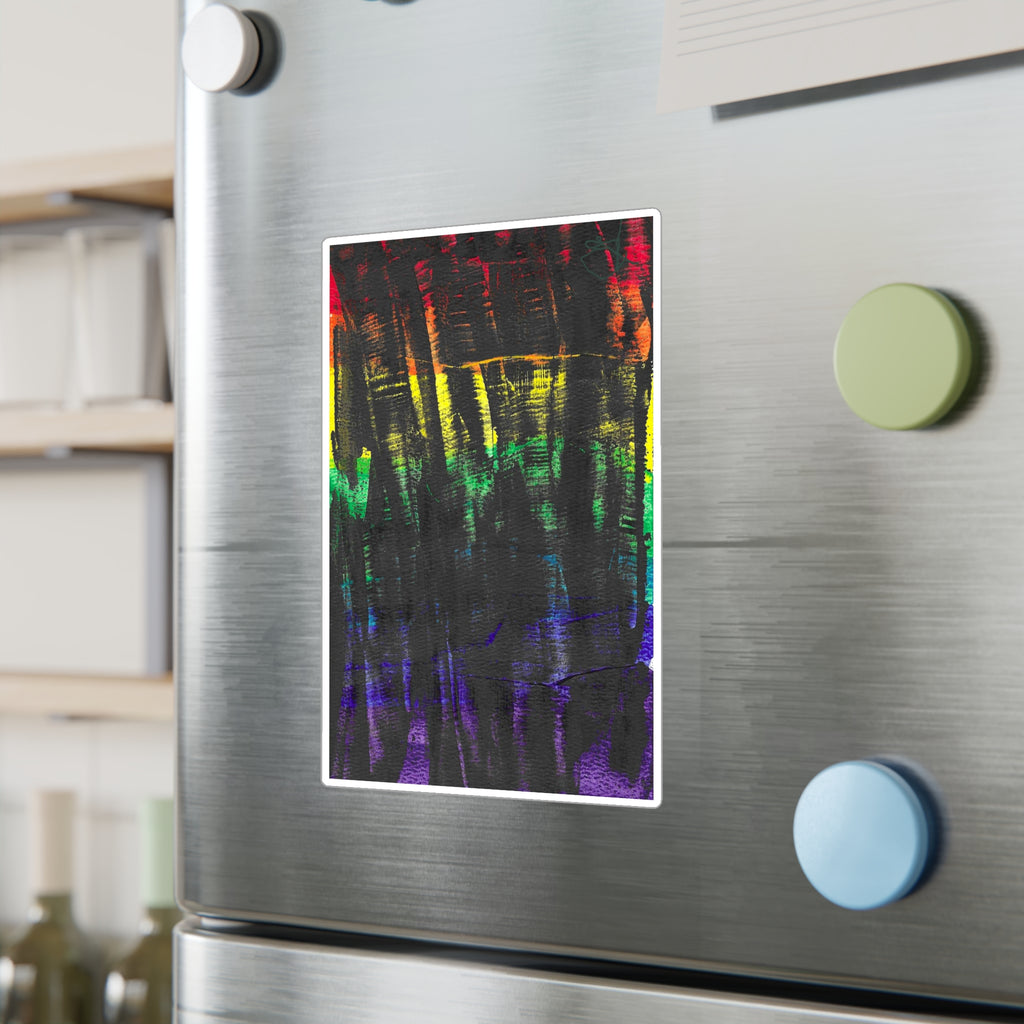Abstract Watercolor Vinyl Decal - Inner Thoughts - A Spectrum Interrupted