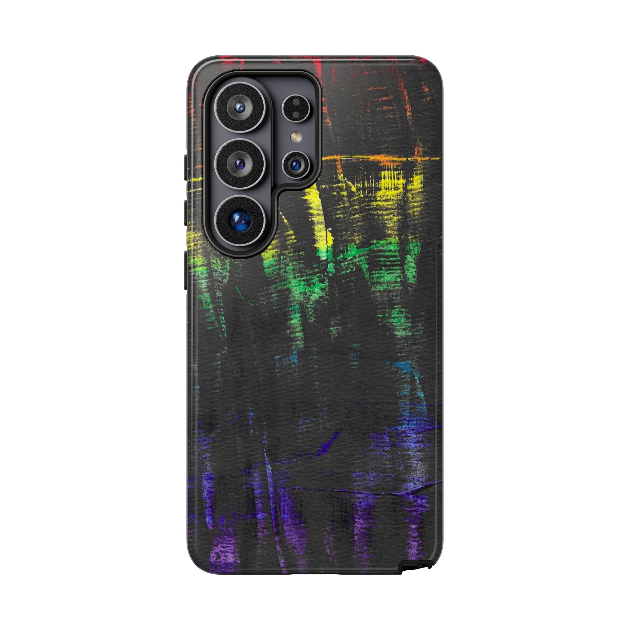 Inner Thoughts Watercolor Phone Case — Multi‑Color Abstract Tough Case