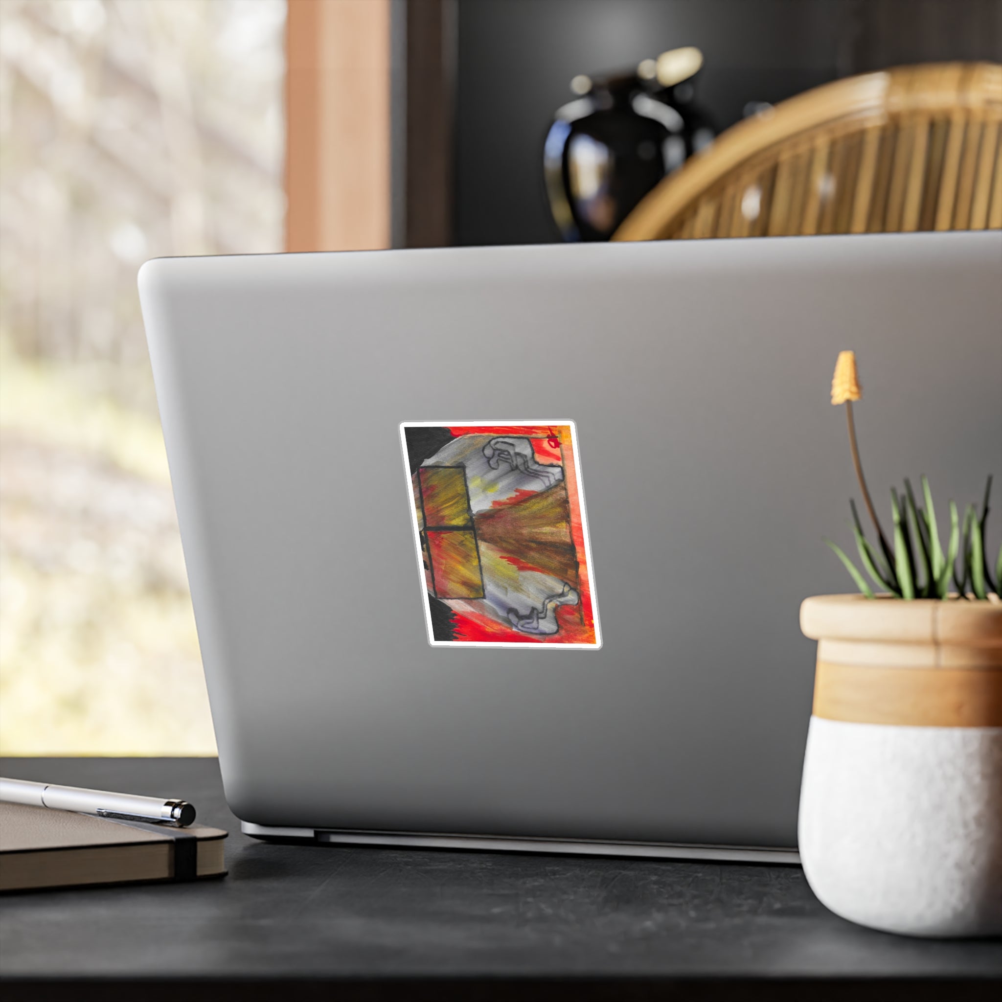 The Vision in my Head  - Abstract Origin Watercolor Vinyl Decal
