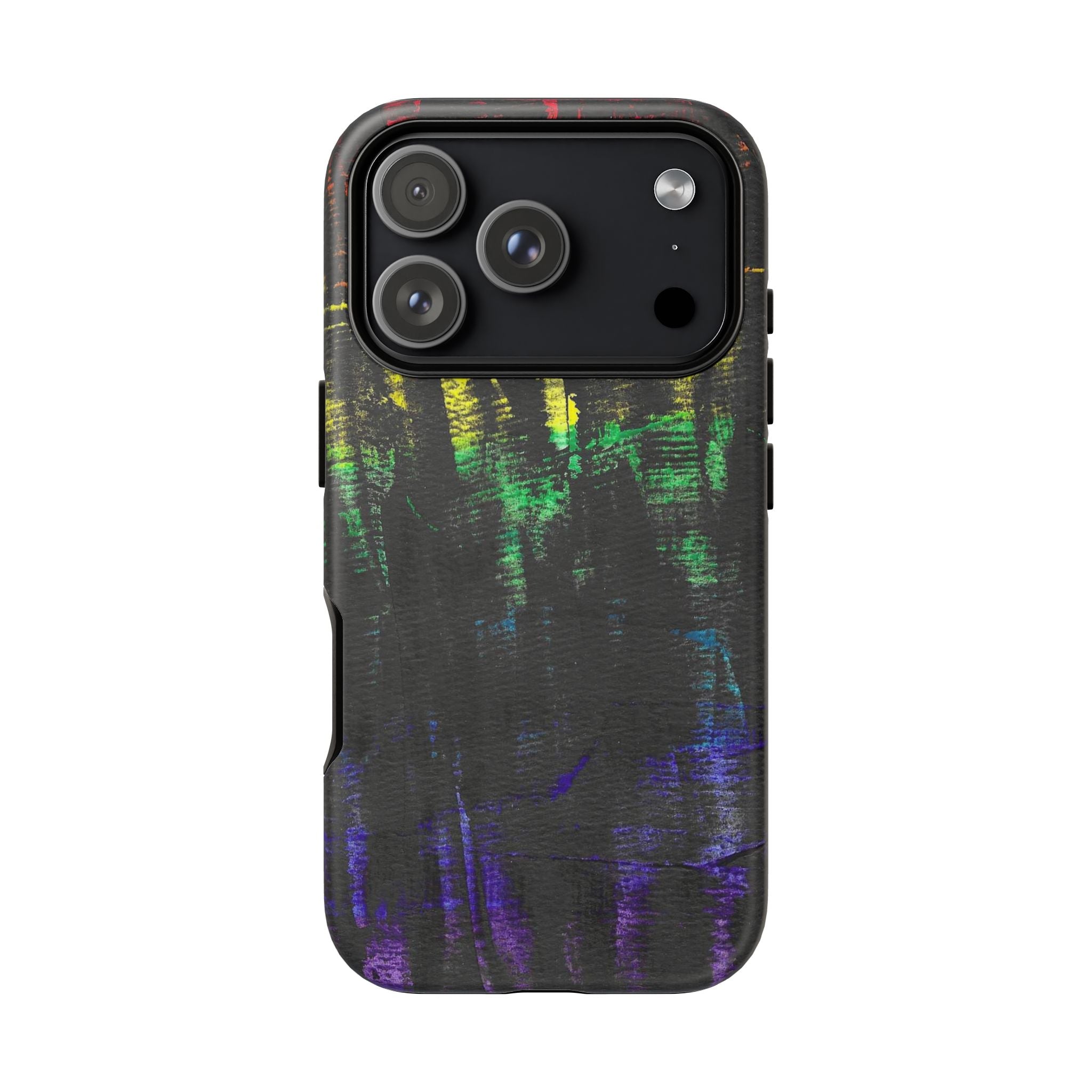 Inner Thoughts Watercolor Phone Case — Multi‑Color Abstract Tough Case