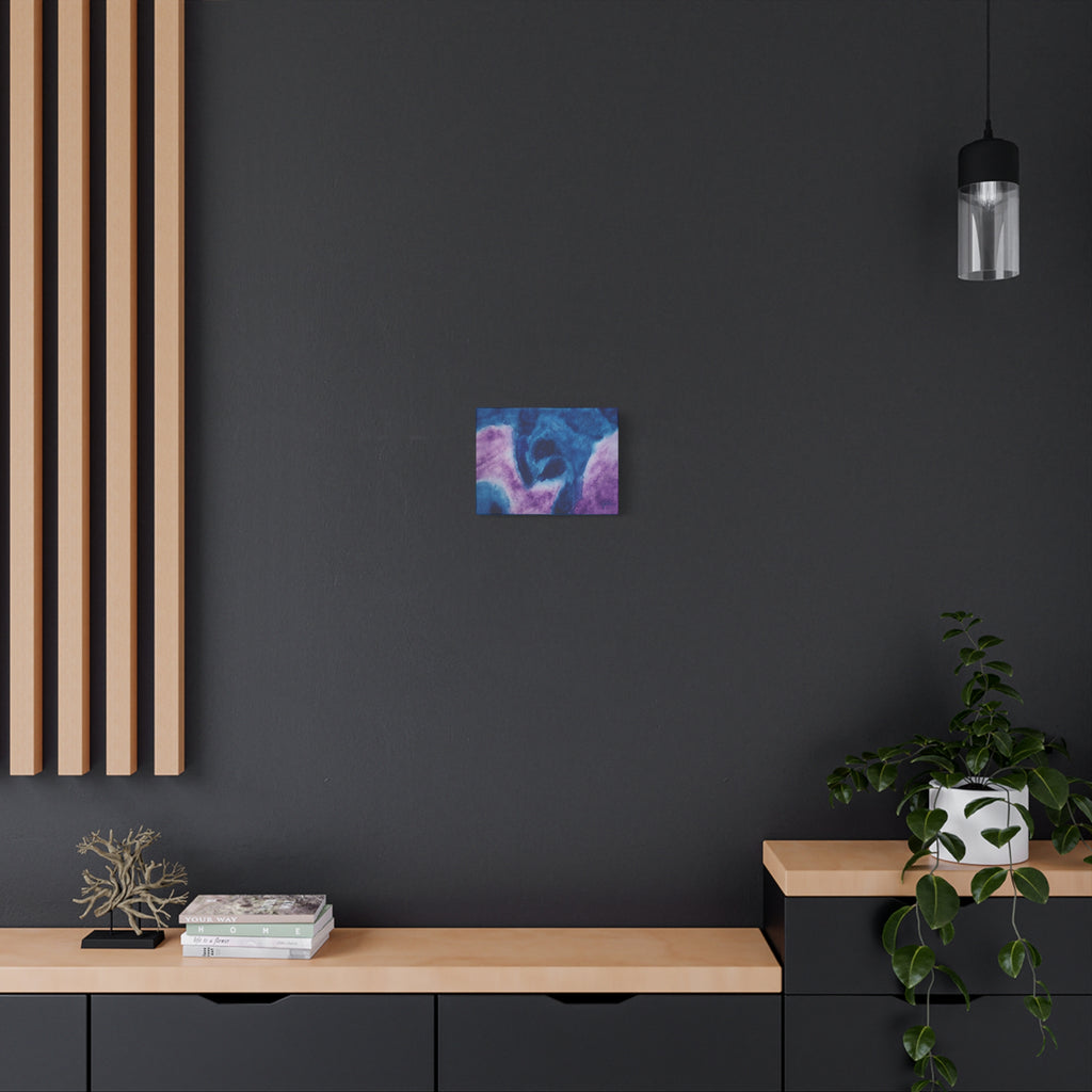 Matte Stretched 1.25" Canvas Wall Art – "Storms of Torment" Original watercolor by John Ganger