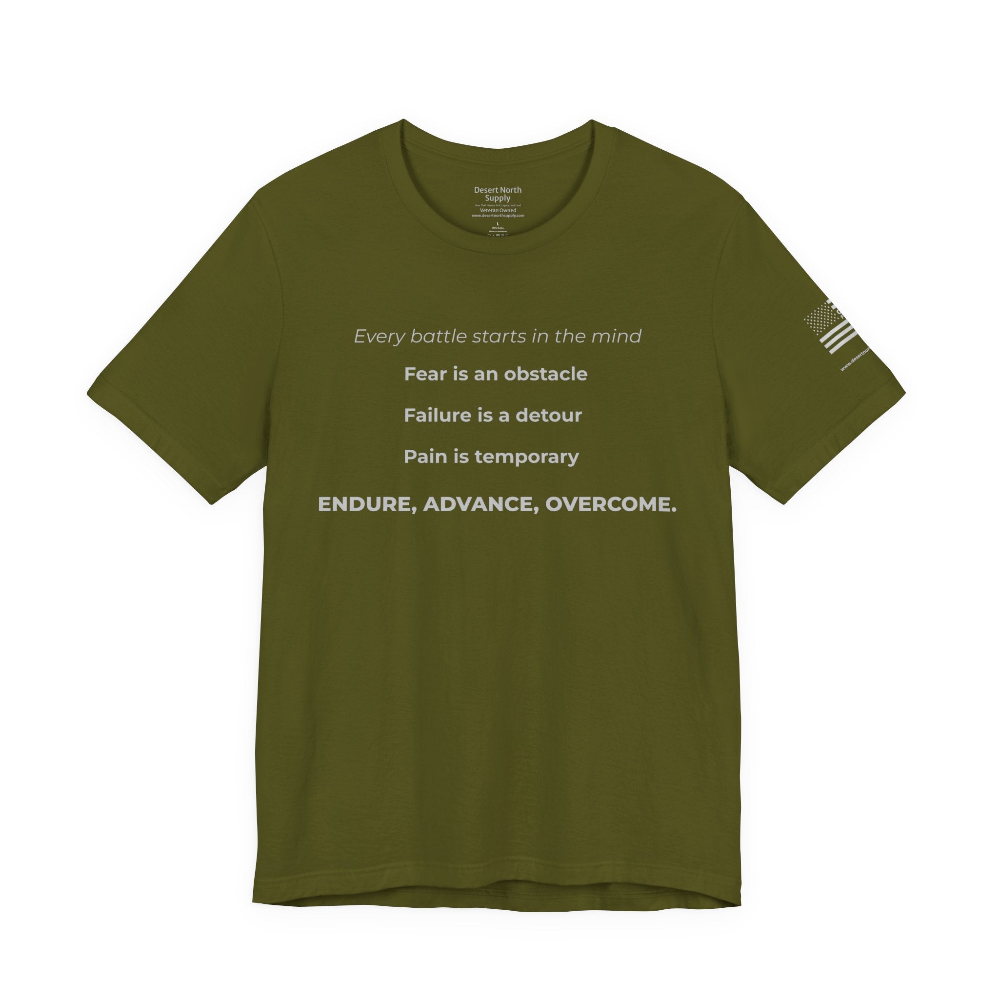 Endure Advance Overcome Motivational Tee - Choose Forward