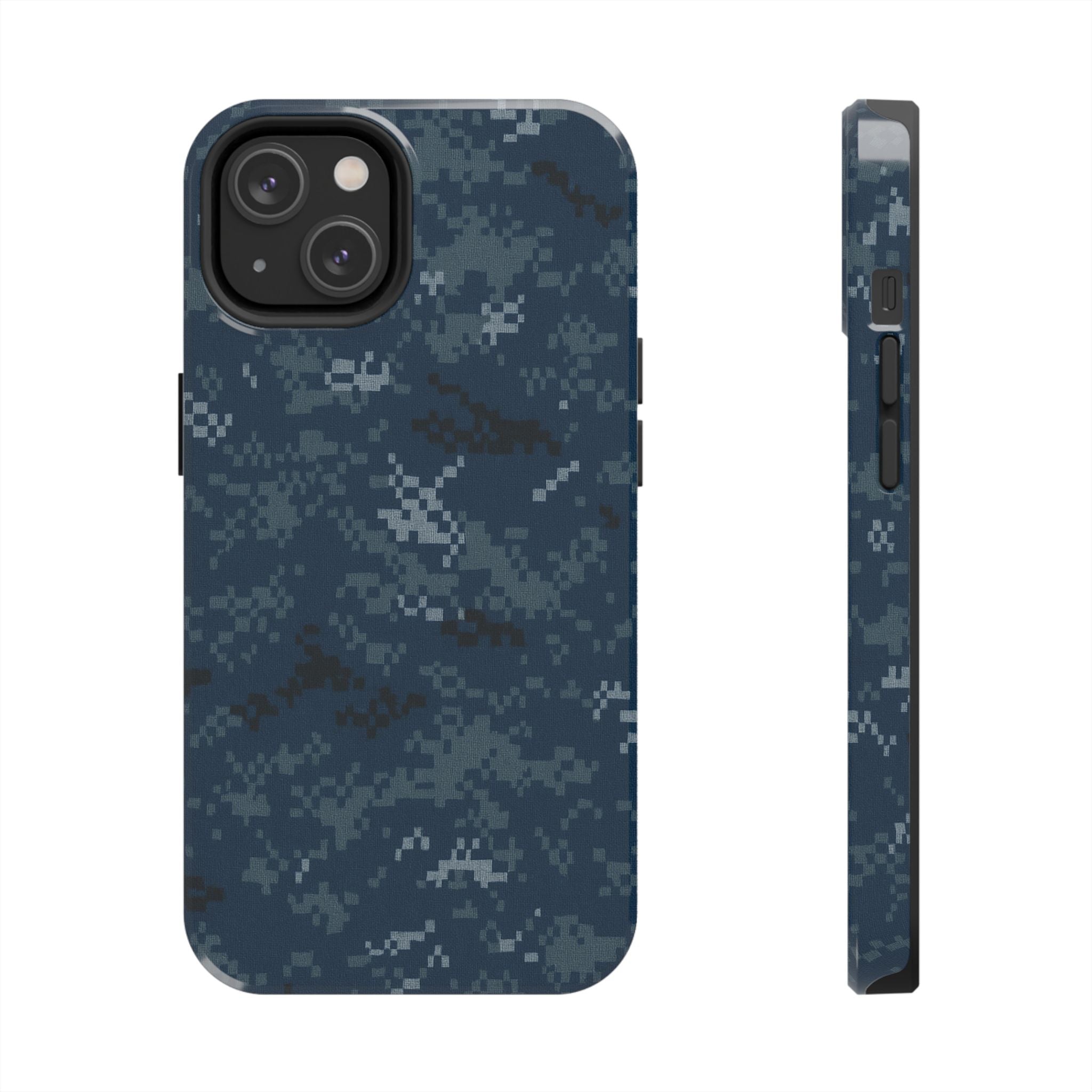 US Navy Blue Camo phone case | Military Camouflage Phone Case