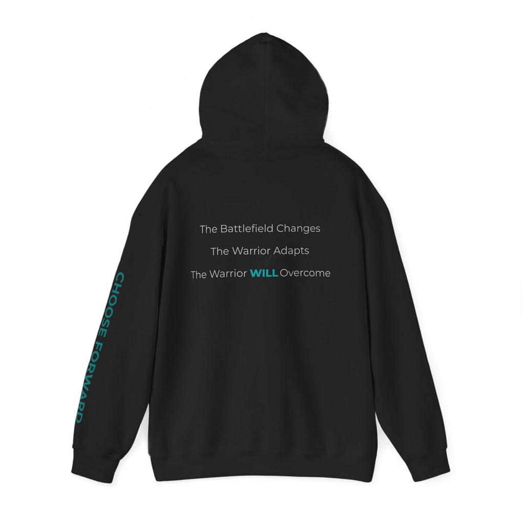 The Fight Is Not Over Hoodie — Inspirational Warrior Motivational Sweatshirt