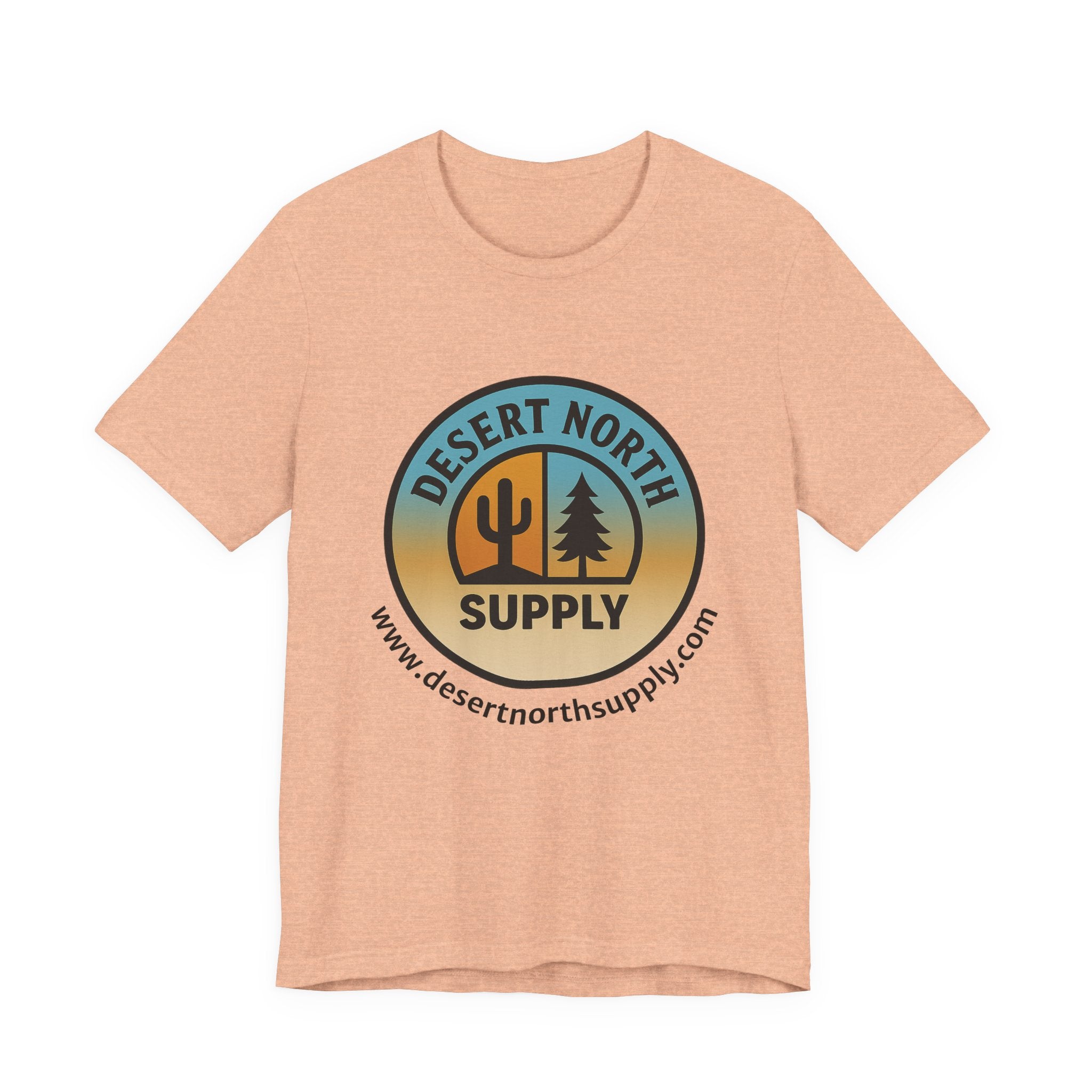 Desert North Supply Logo Tee — Vintage Sunset Outdoor Graphic T-Shirt