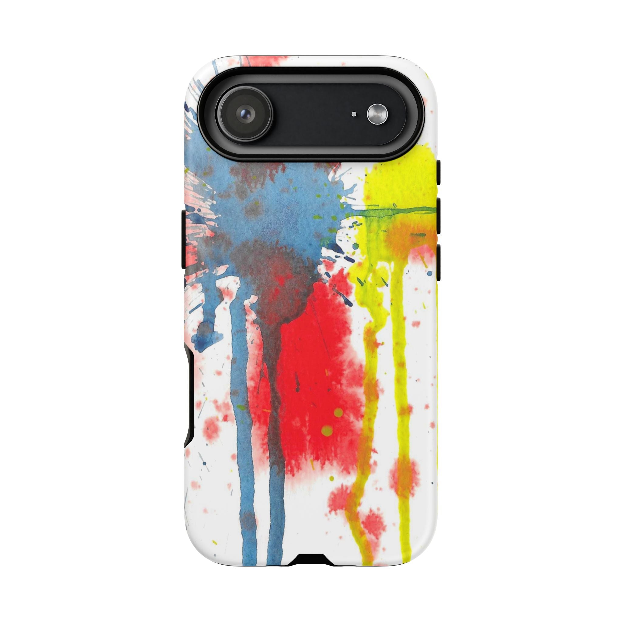 Tough Cases Watercolor 'Splat' Phone Case - Abstract Primary Colors Art
