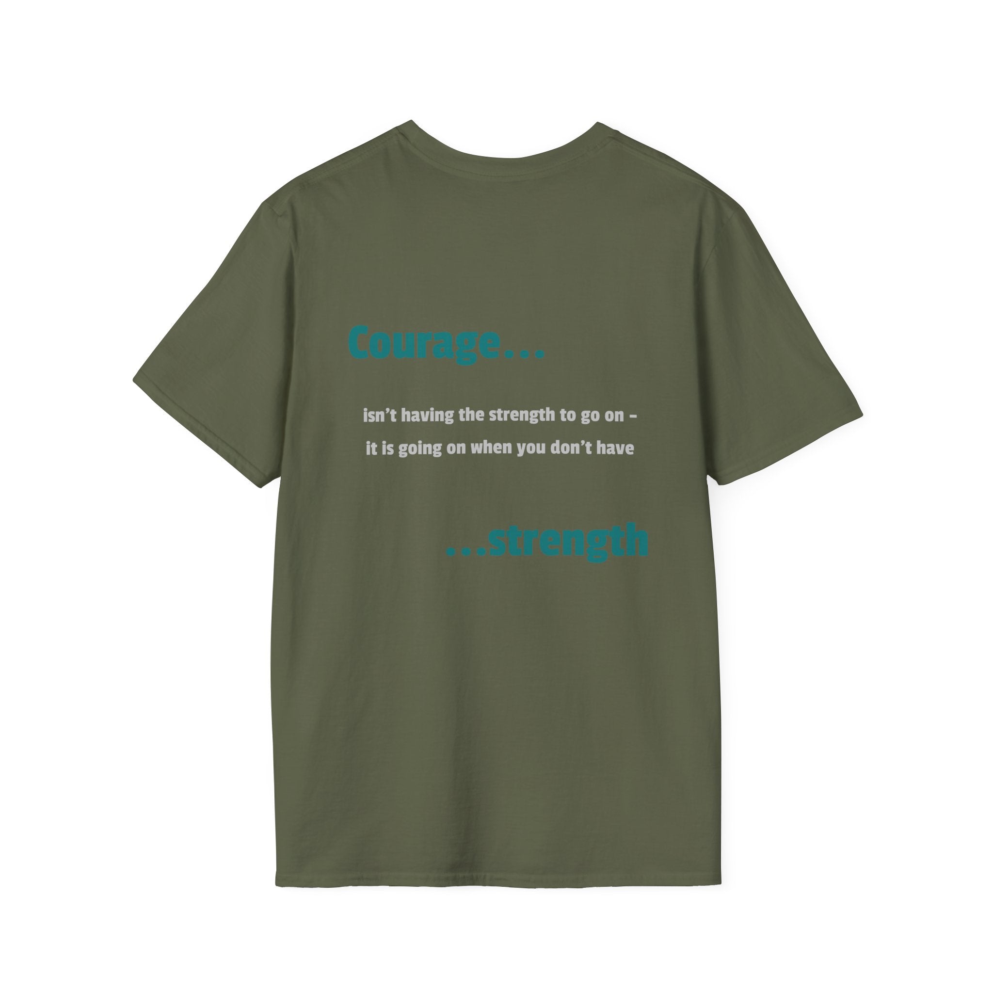 Choose Forward Courage Shirt - Courage and Strength Motivation Tee for Strength, Grit & Resilience