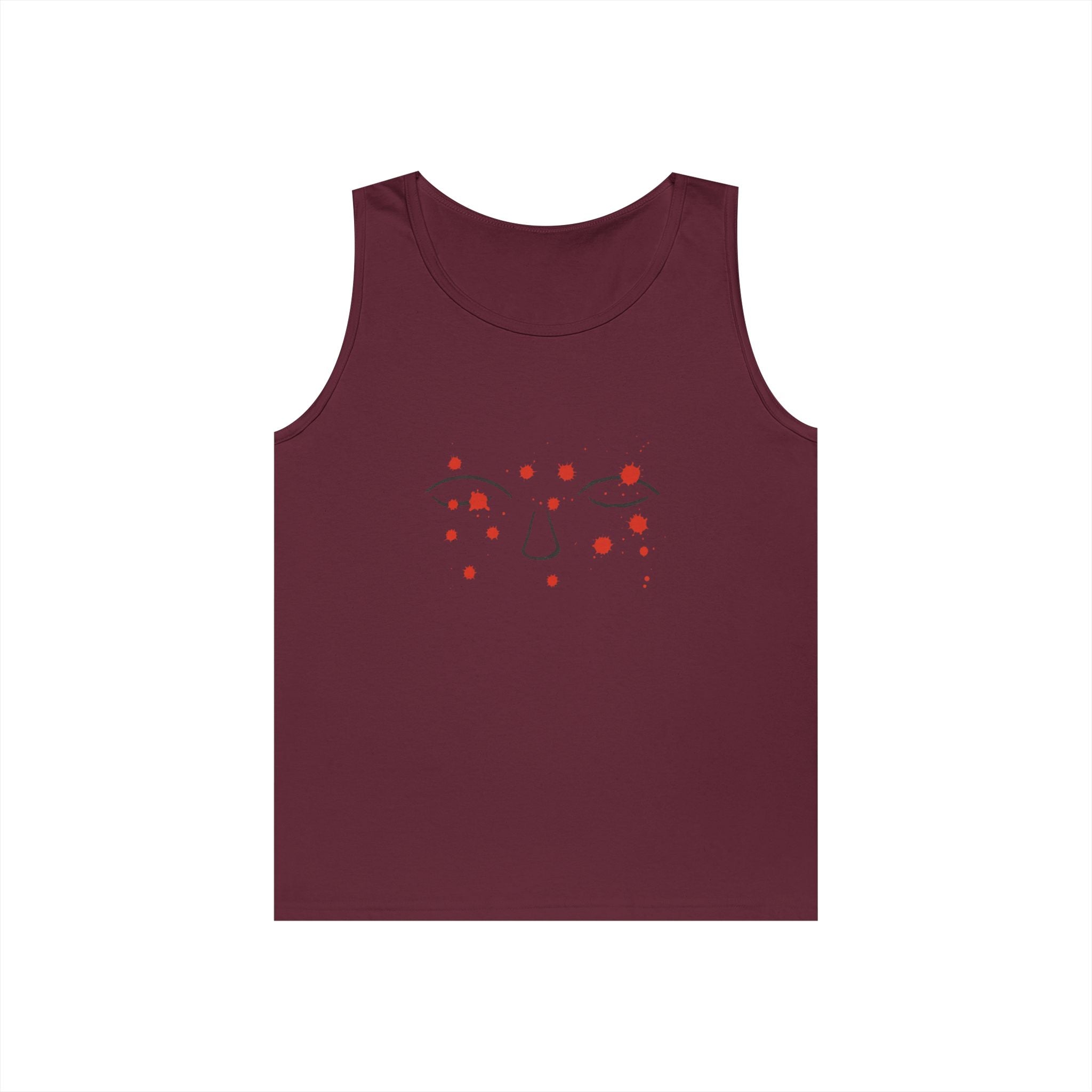 Thoughts Tank Top - Minimalist Trauma-Inspired Apparel by John Ganger