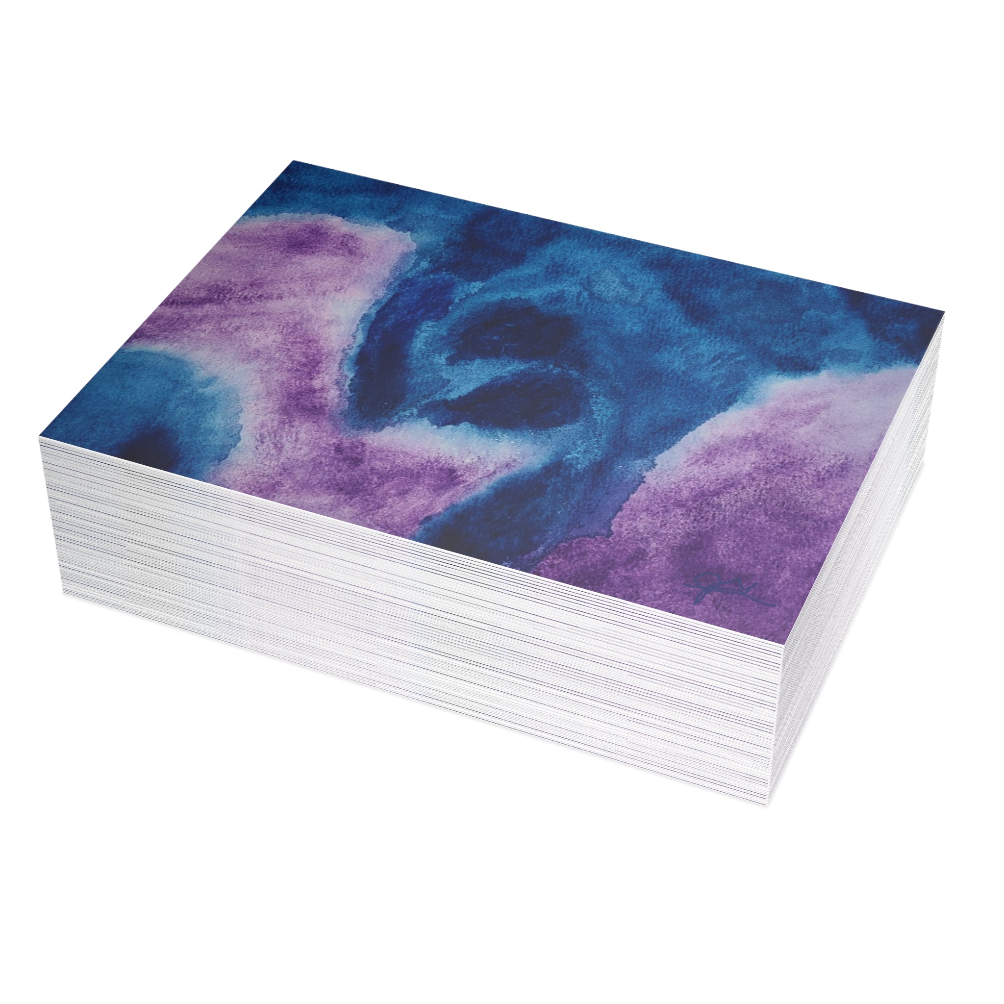 Storms of Torment - Abstract Watercolor Postcard Set (4x6 or 5x7)