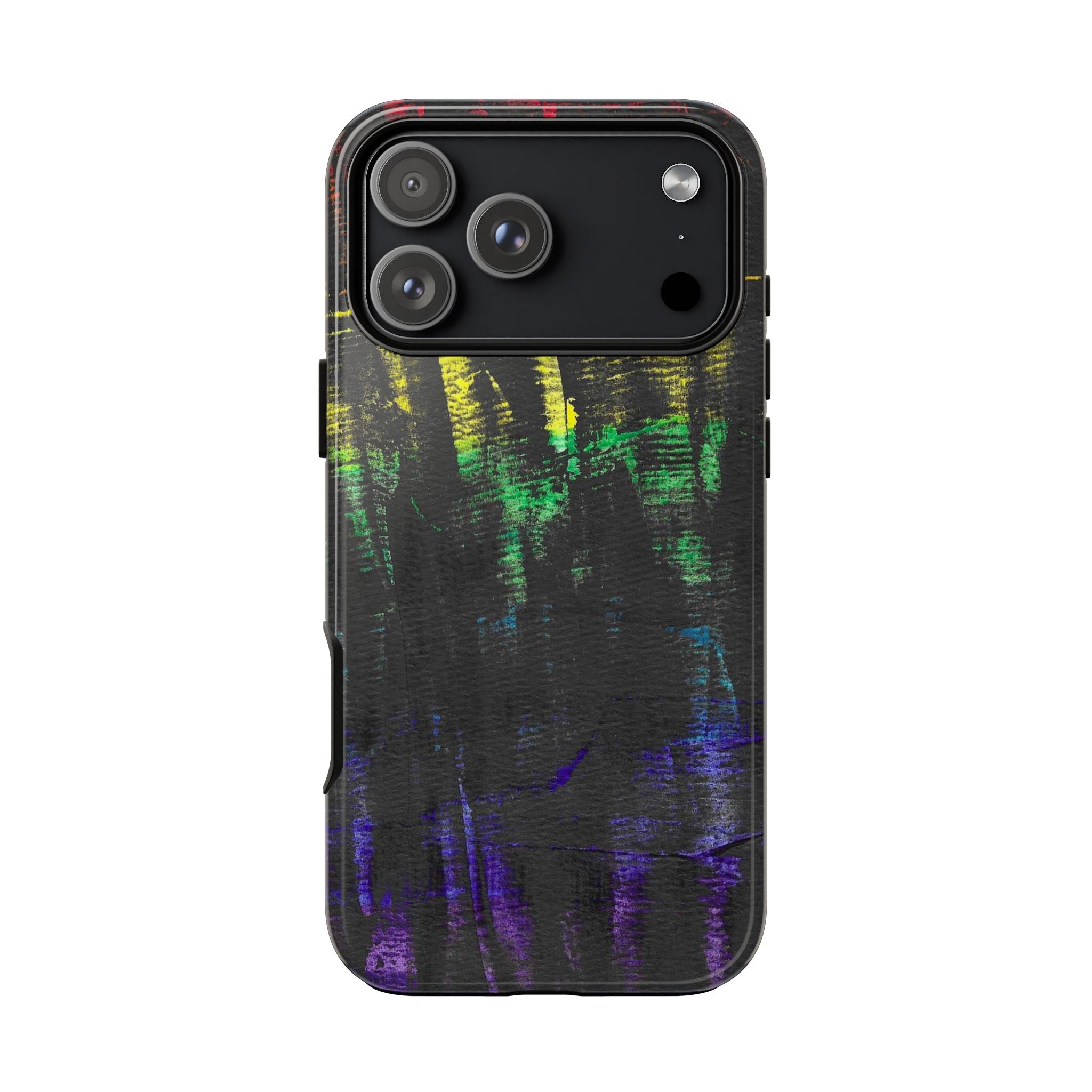 Inner Thoughts Watercolor Phone Case — Multi‑Color Abstract Tough Case