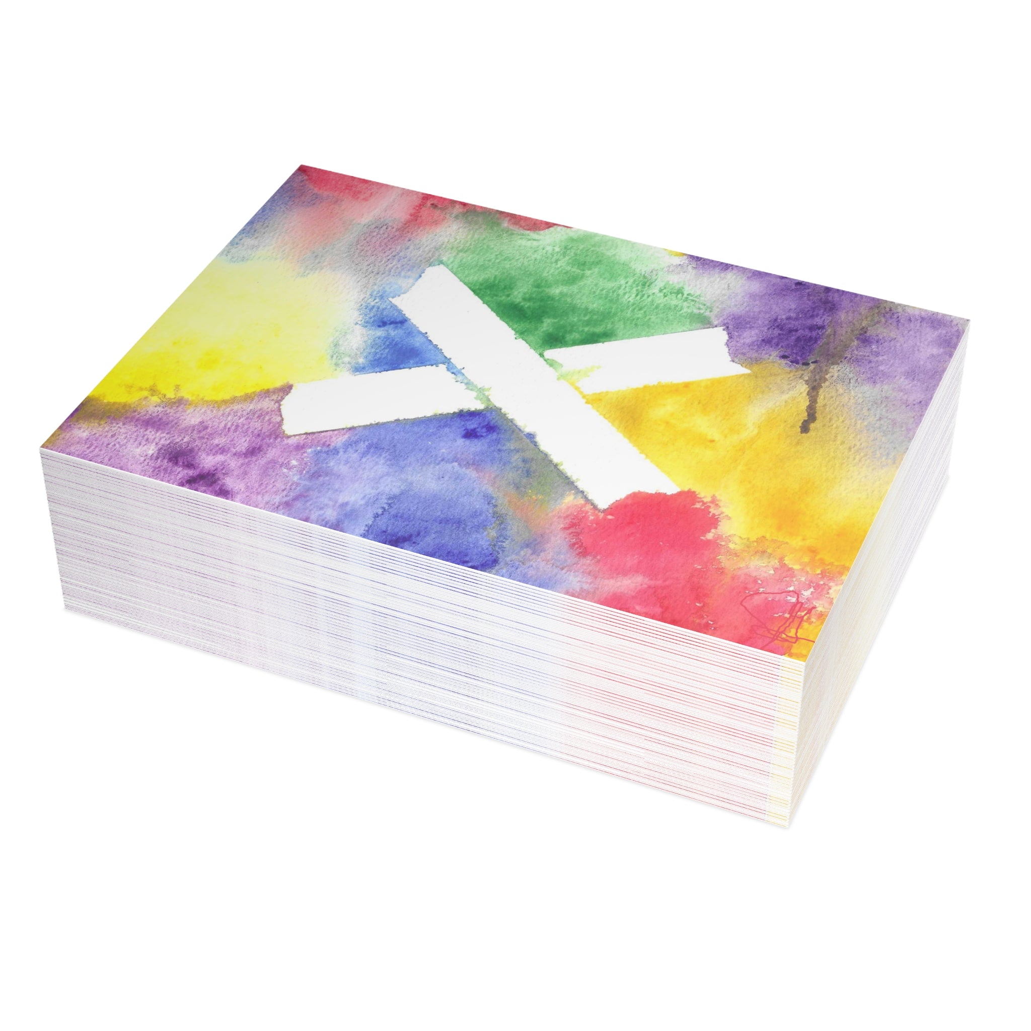 Marks the Spot - Emotional Healing Watercolor Art - Abstract Watercolor Postcard Set (4x6 or 5x7)