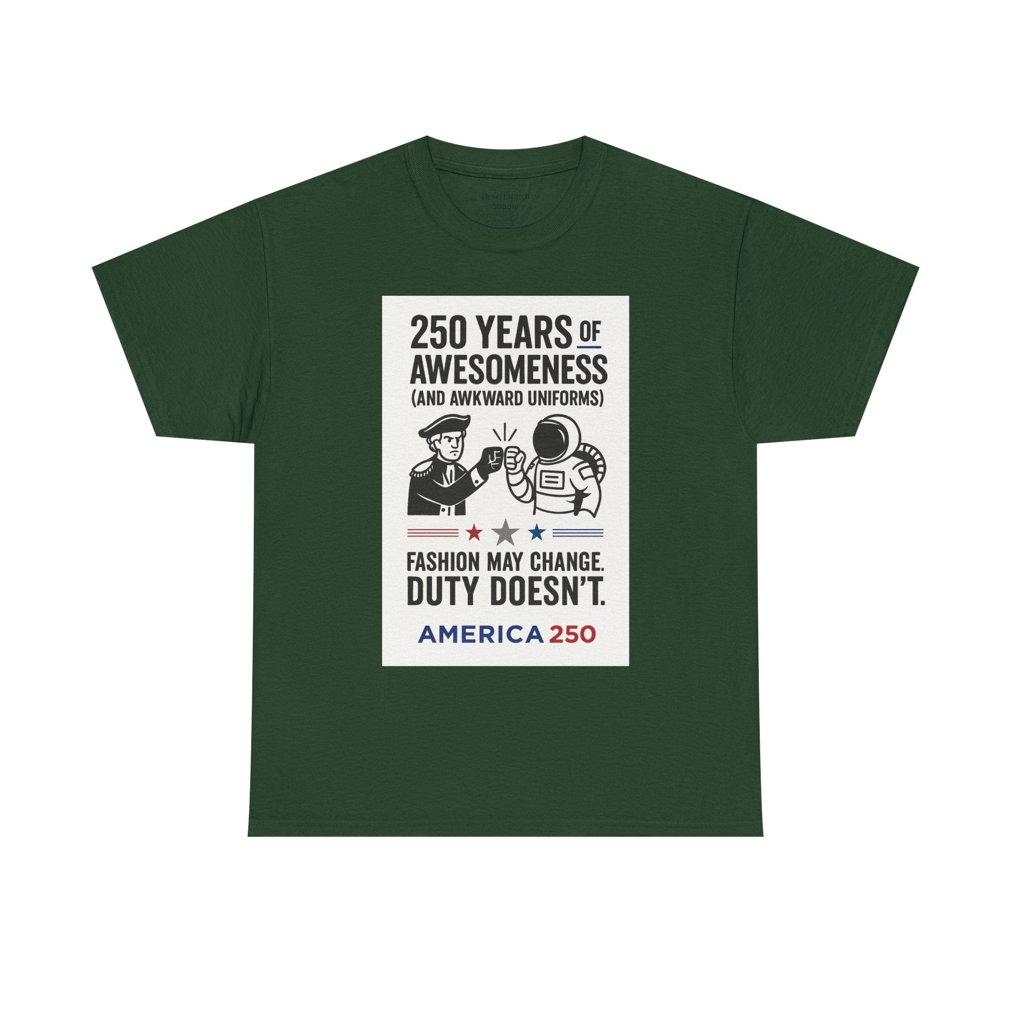 250 Years of Awesomeness Military History T-Shirt – Funny Duty & Uniforms Tee