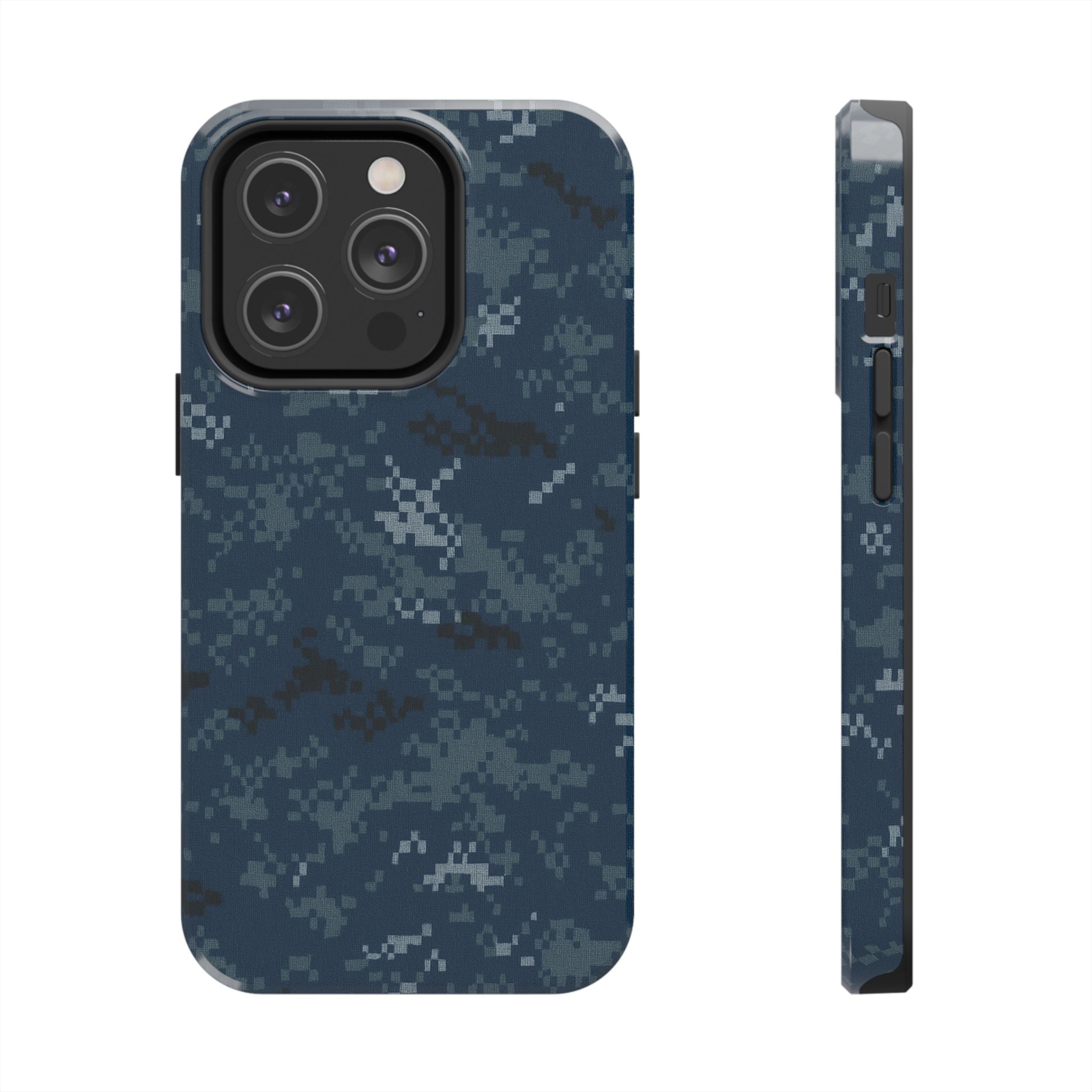 US Navy Blue Camo phone case | Military Camouflage Phone Case