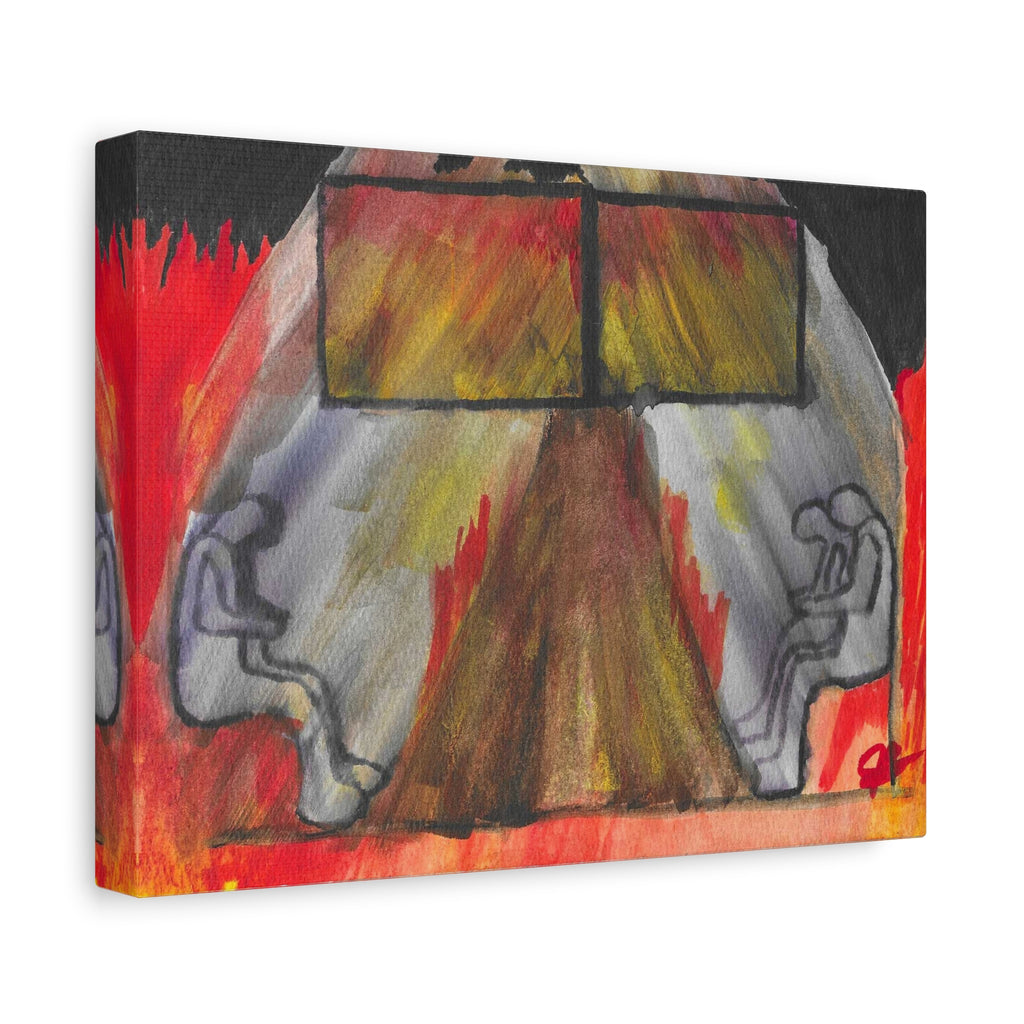 The Vision (In My Head) - Abstract Origin Memory Watercolor - Canvas Wall Art