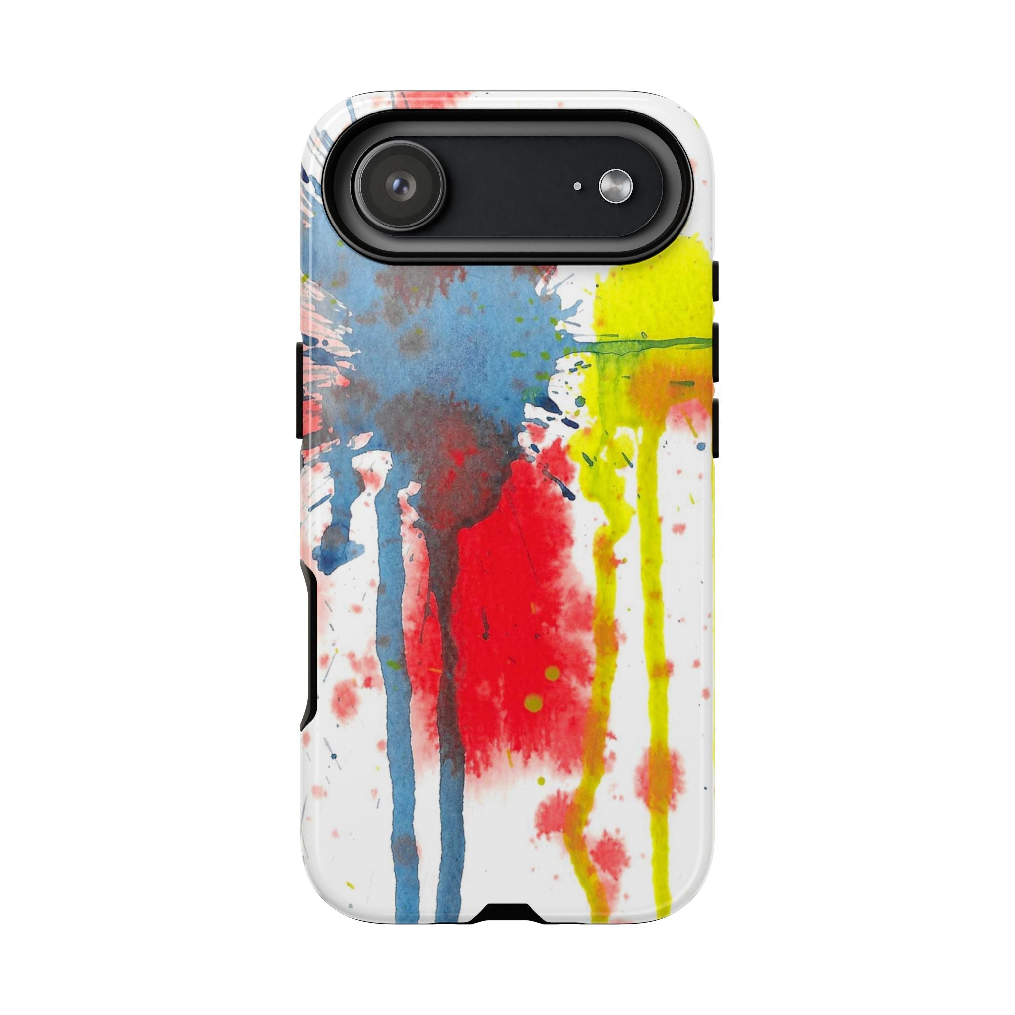Tough Cases Watercolor 'Splat' Phone Case - Abstract Primary Colors Art