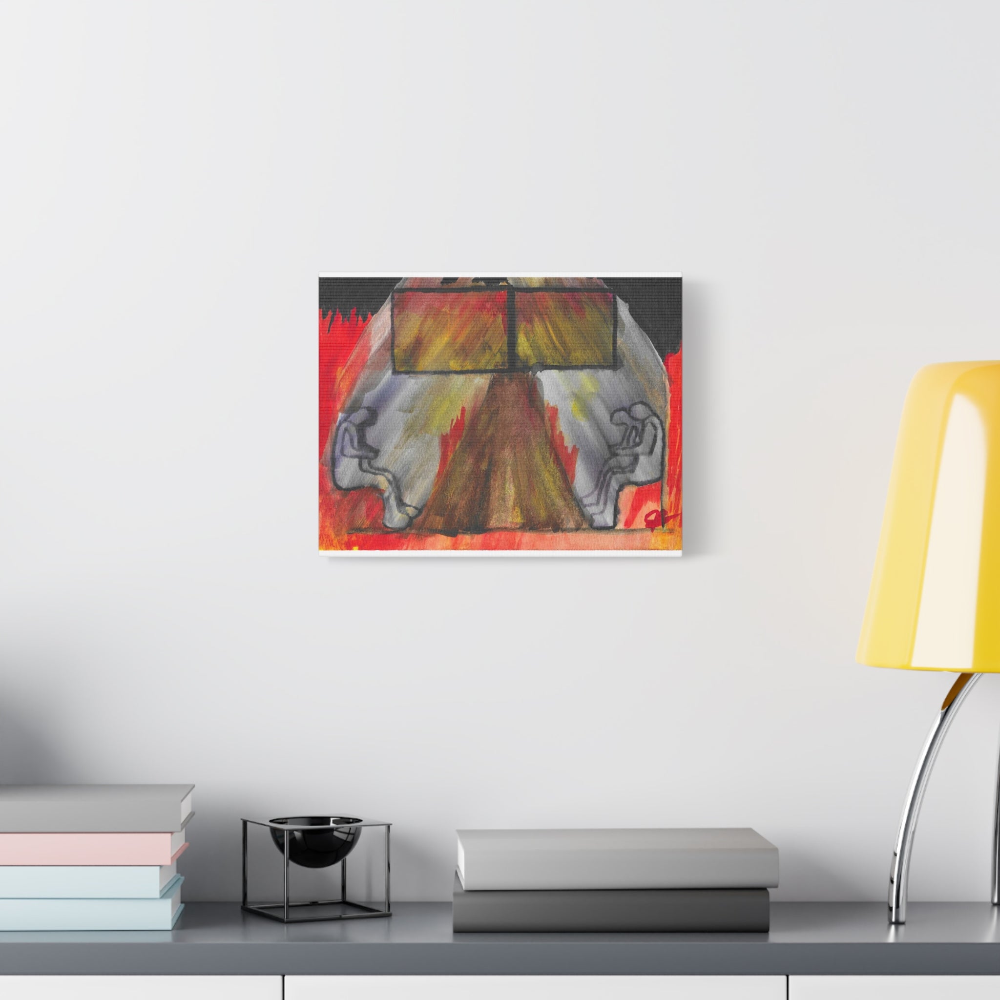 The Vision (In My Head) - Abstract Origin Memory Watercolor - Canvas Wall Art
