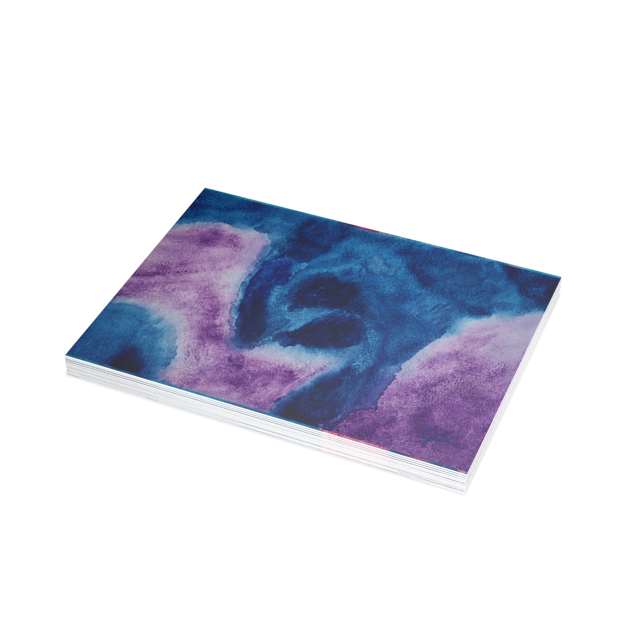 Storms of Torment - Abstract Watercolor Postcard Set (4x6 or 5x7)