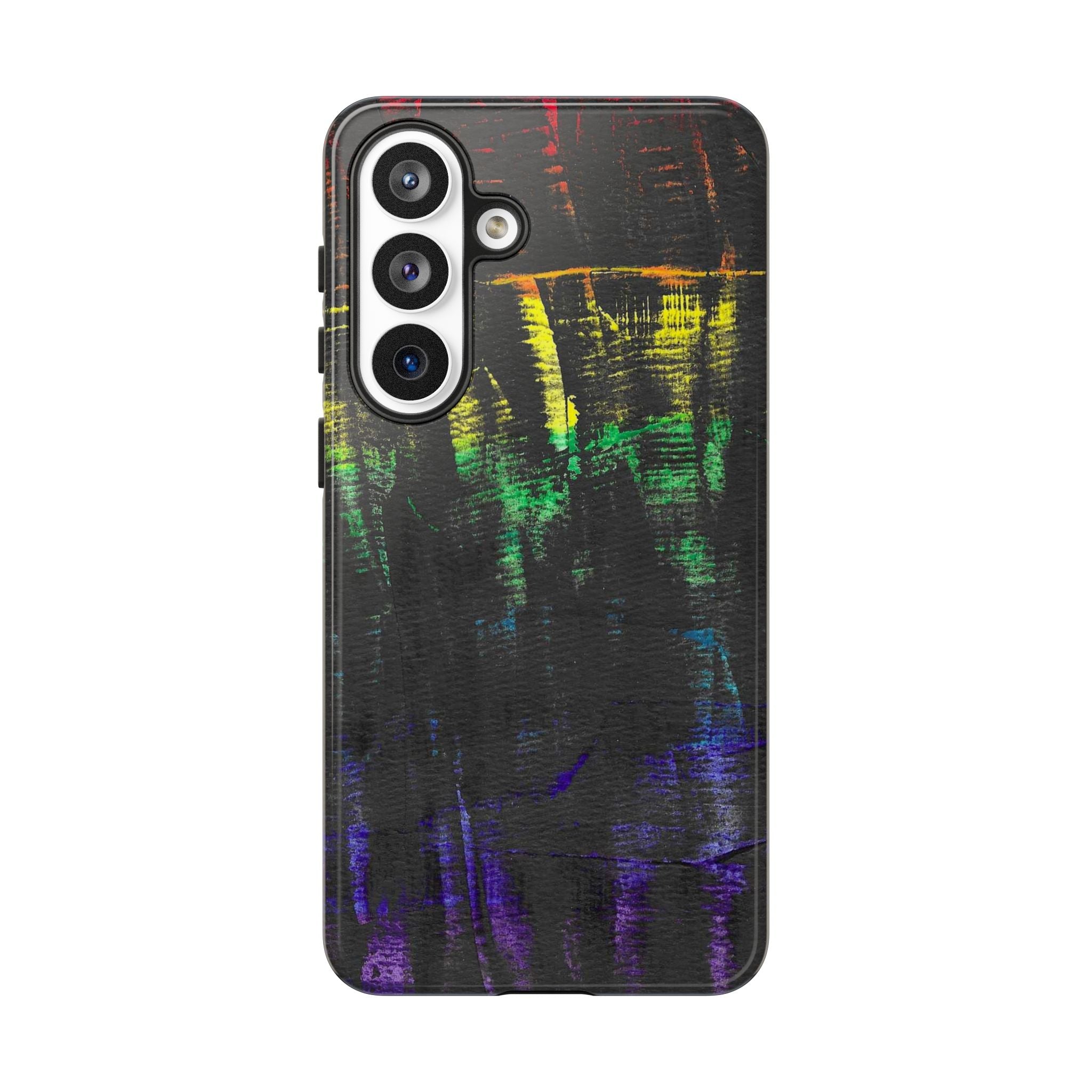 Inner Thoughts Watercolor Phone Case — Multi‑Color Abstract Tough Case