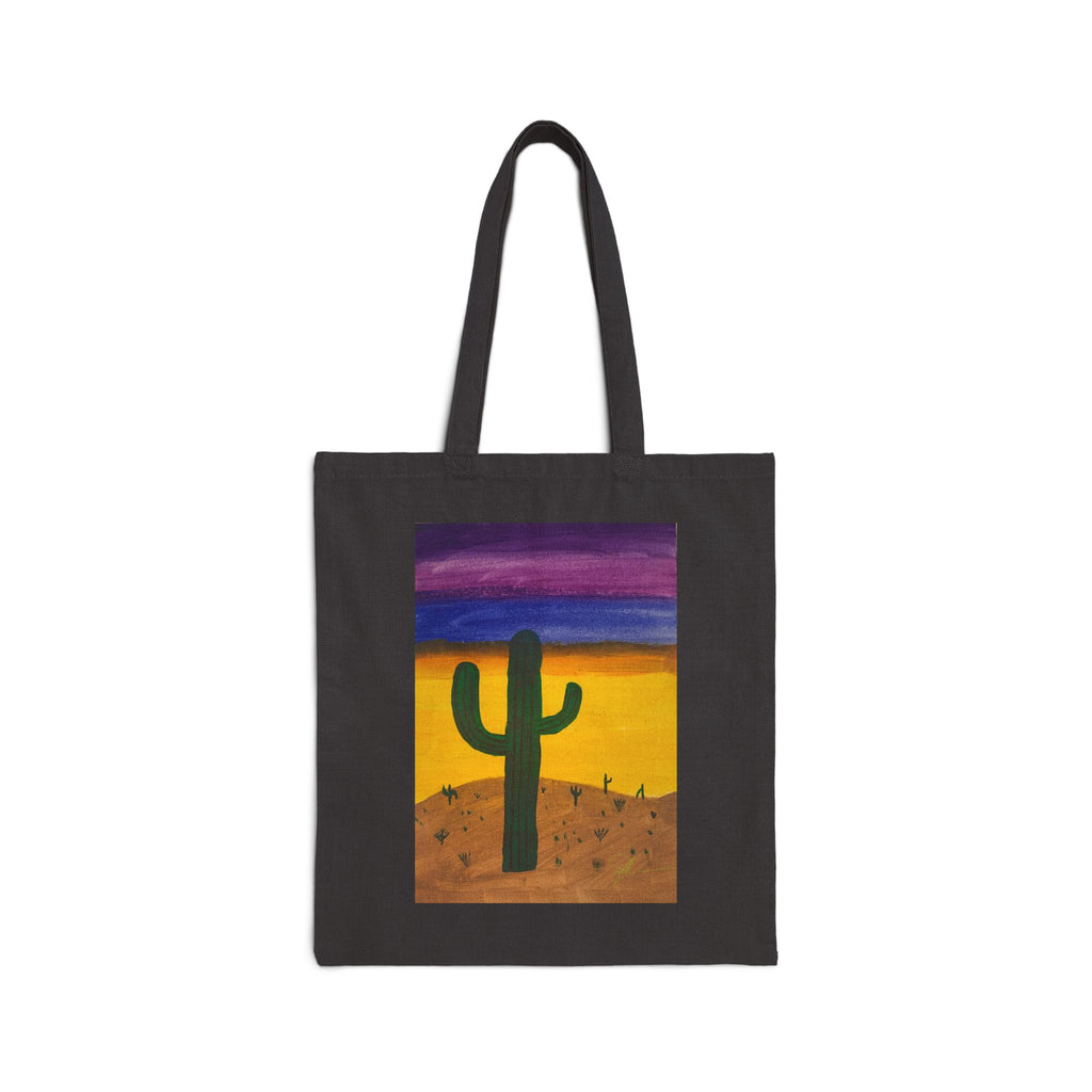 Desert Sunset Cactus Tote