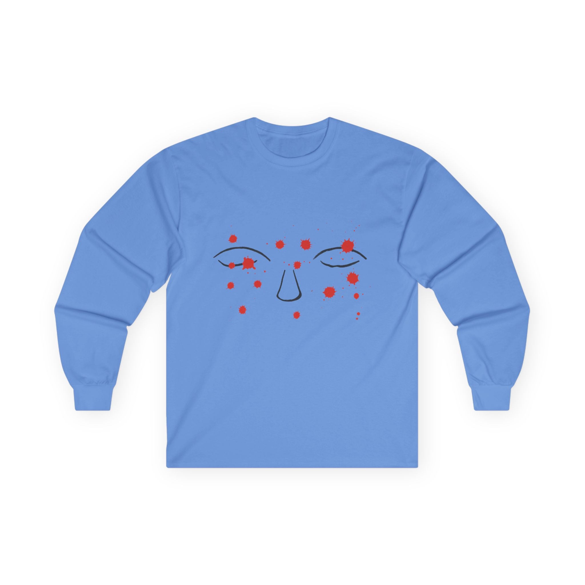 Thoughts Long Sleeve Tee - Minimalist Trauma-Inspired Apparel by John Ganger