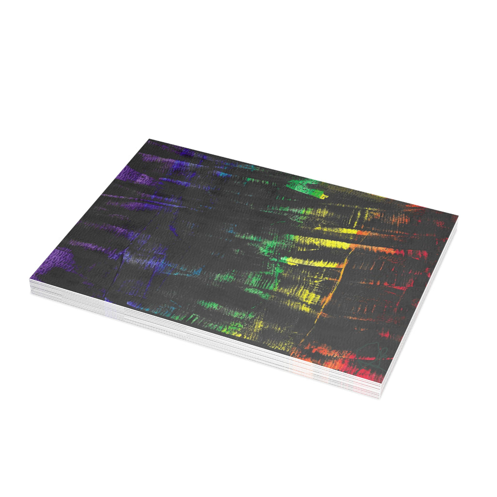 Inner Thoughts - A Spectrum Interrupted Abstract Watercolor Postcard Set (4x6 or 5x7)