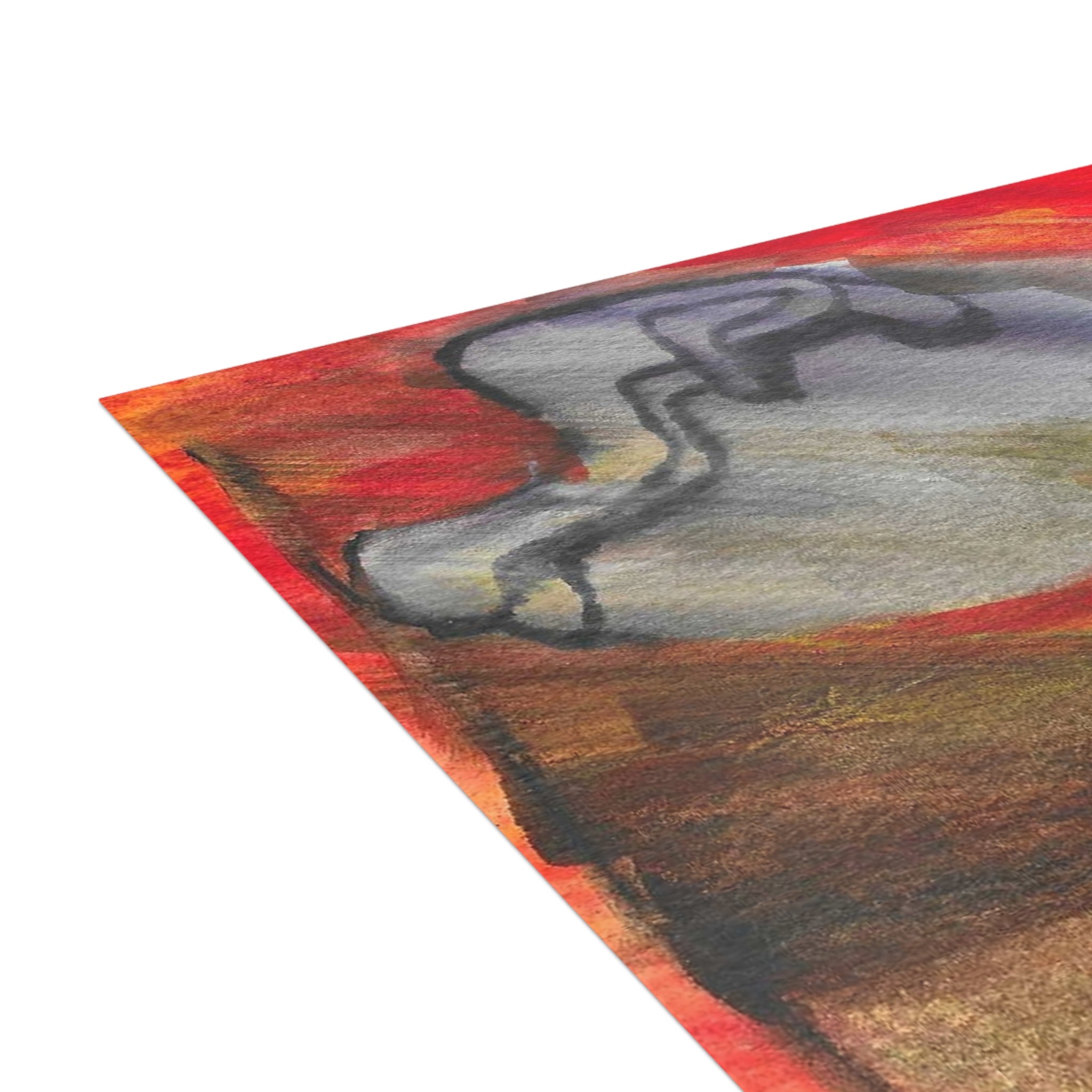 The Vision (In My Head) - Abstract Origin Memory Watercolor Postcard Set (4x6 or 5x7)
