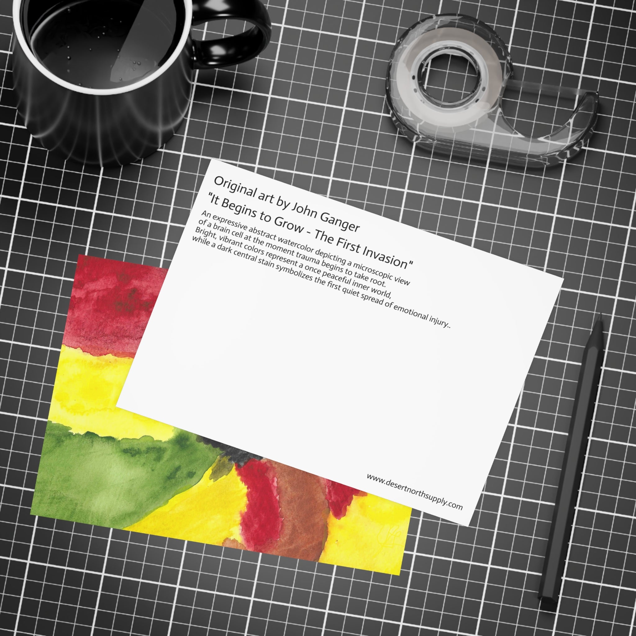 It Begins to Grow - The First Invasion Watercolor Postcard Set (4x6 or 5x7)