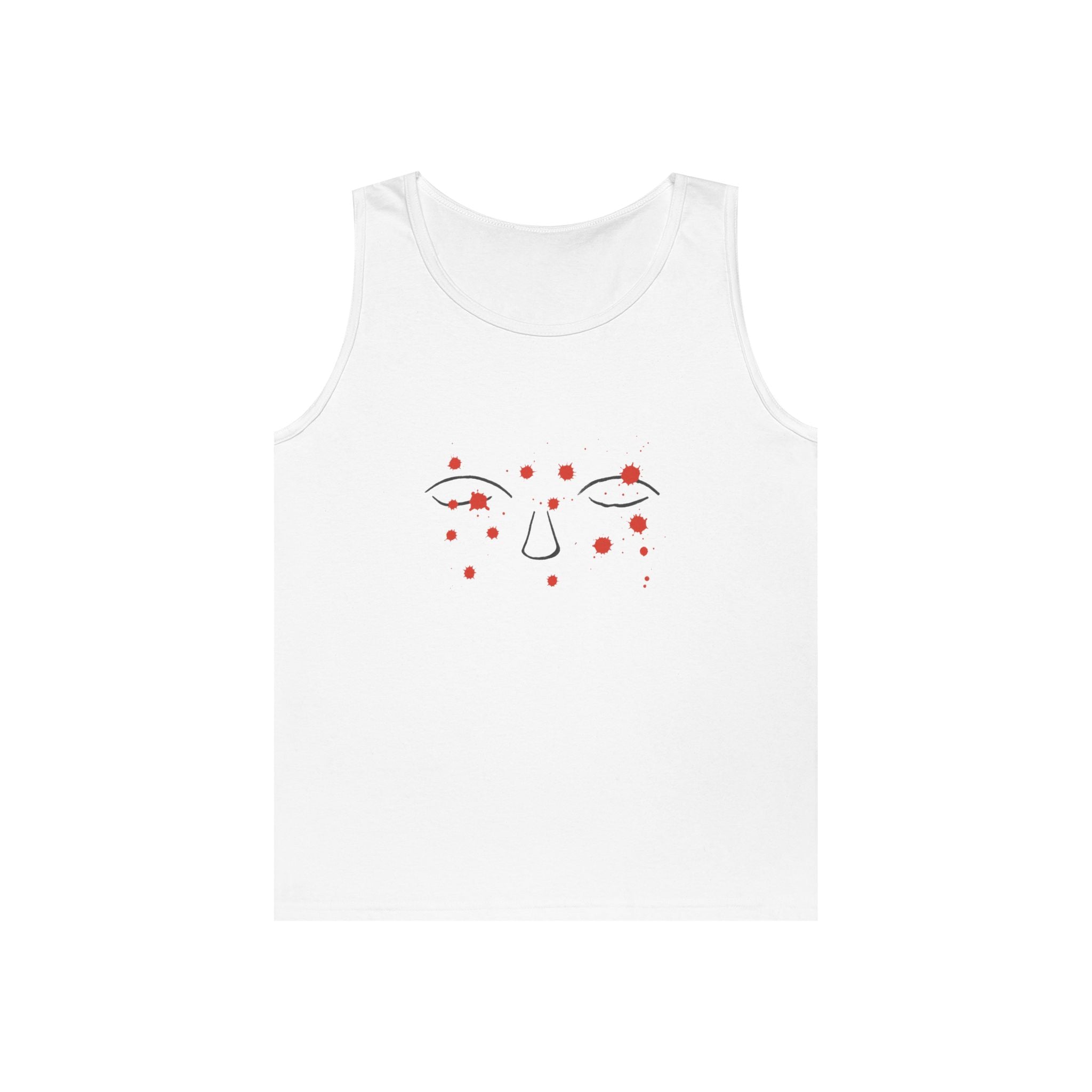 Thoughts Tank Top - Minimalist Trauma-Inspired Apparel by John Ganger