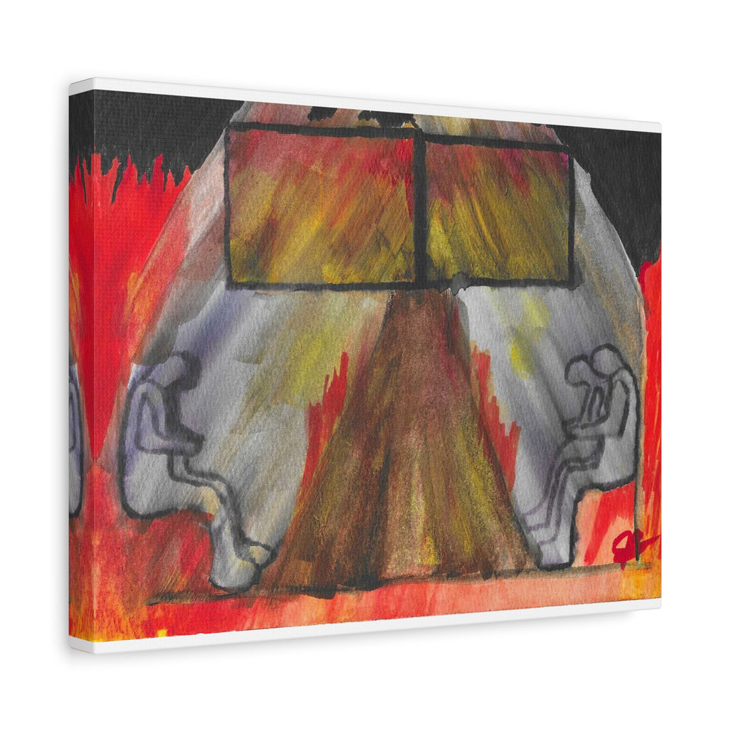The Vision (In My Head) - Abstract Origin Memory Watercolor - Canvas Wall Art