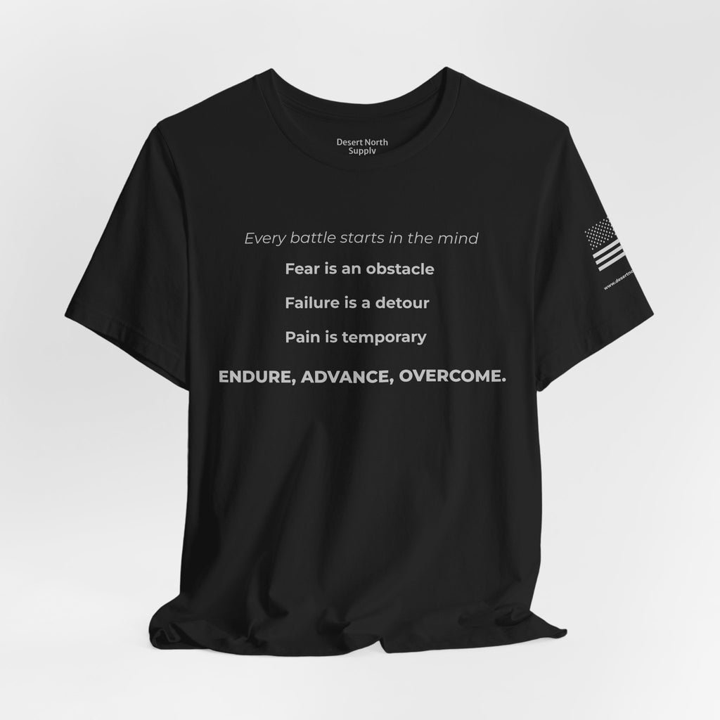 Endure Advance Overcome Motivational Tee - Choose Forward