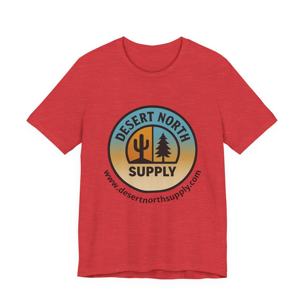 Desert North Supply Logo Tee — Vintage Sunset Outdoor Graphic T-Shirt