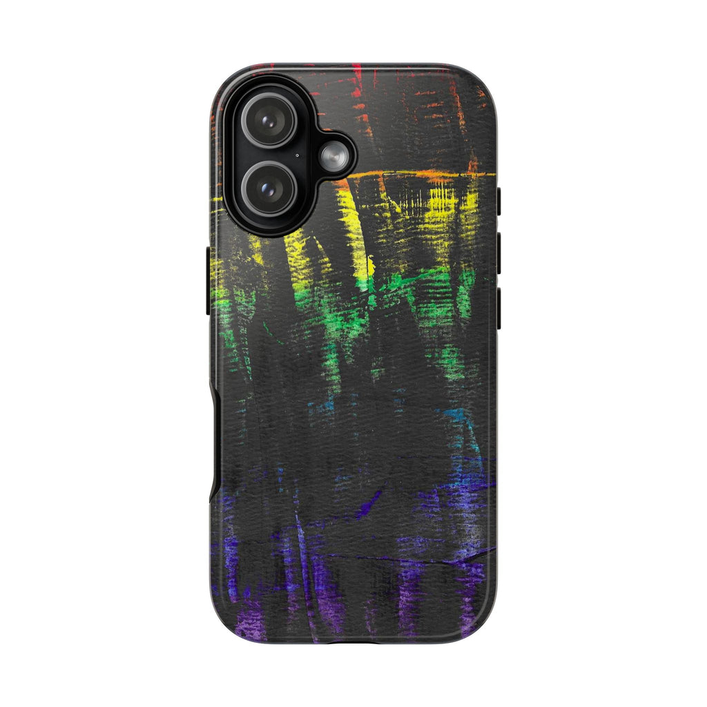 Inner Thoughts Watercolor Phone Case — Multi‑Color Abstract Tough Case