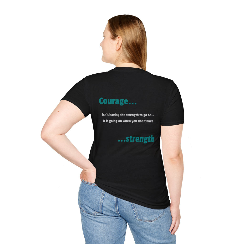 Choose Forward Courage Shirt - Courage and Strength Motivation Tee for Strength, Grit & Resilience
