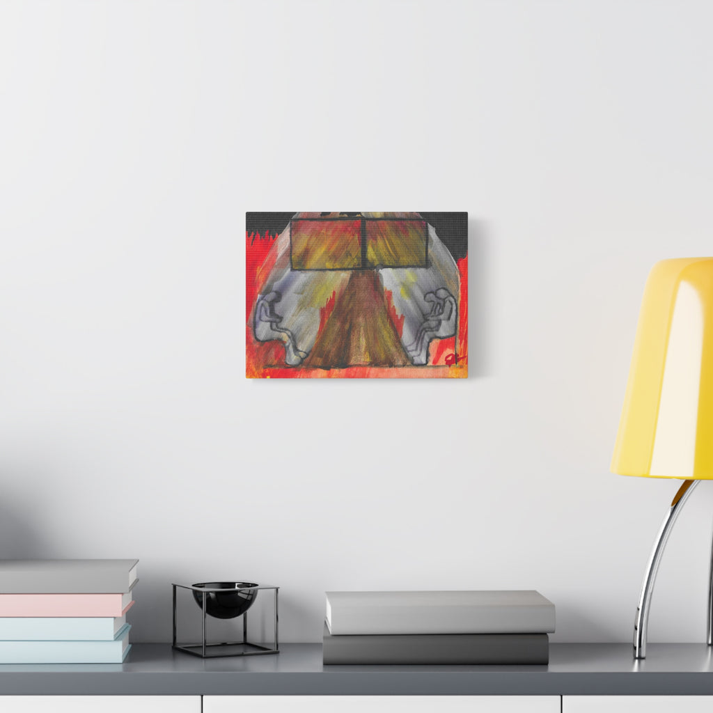 The Vision (In My Head) - Abstract Origin Memory Watercolor - Canvas Wall Art