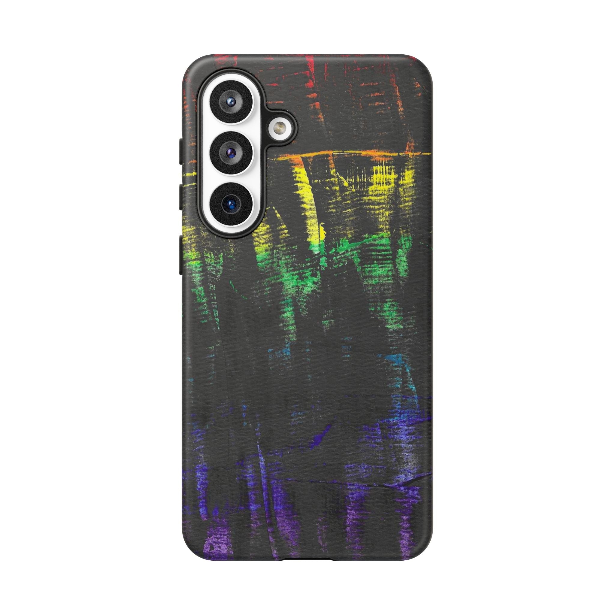 Inner Thoughts Watercolor Phone Case — Multi‑Color Abstract Tough Case