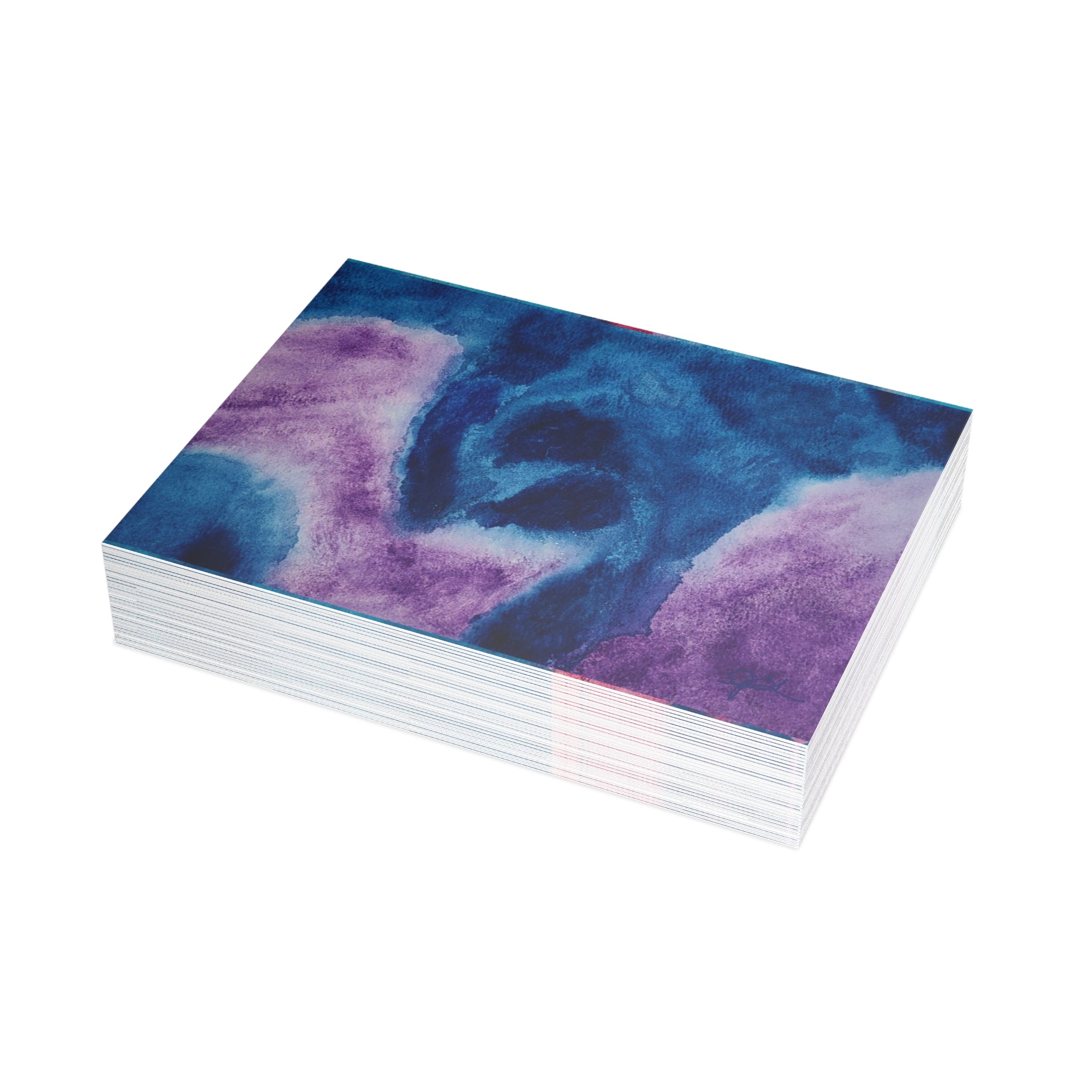 Storms of Torment - Abstract Watercolor Postcard Set (4x6 or 5x7)
