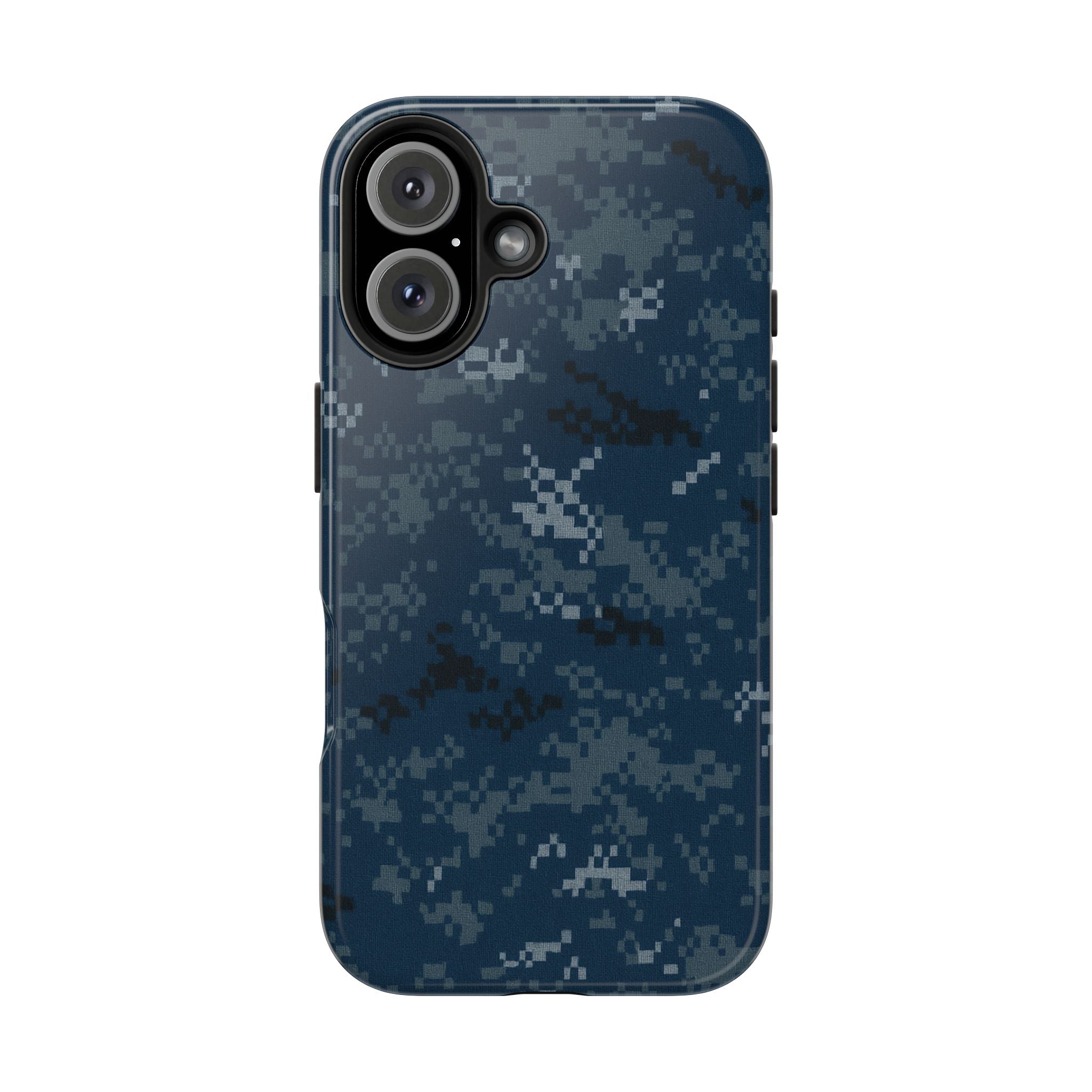 US Navy Blue Camo phone case | Military Camouflage Phone Case