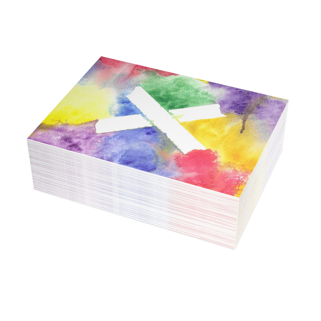 Marks the Spot - Emotional Healing Watercolor Art - Abstract Watercolor Postcard Set (4x6 or 5x7)