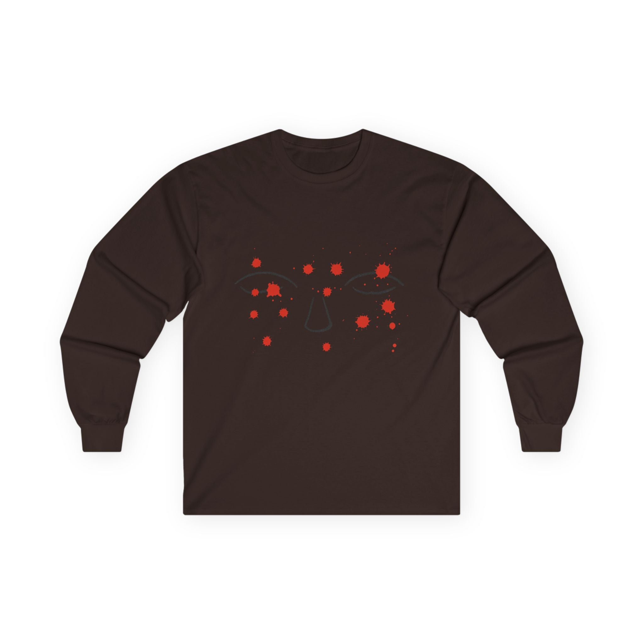 Thoughts Long Sleeve Tee - Minimalist Trauma-Inspired Apparel by John Ganger