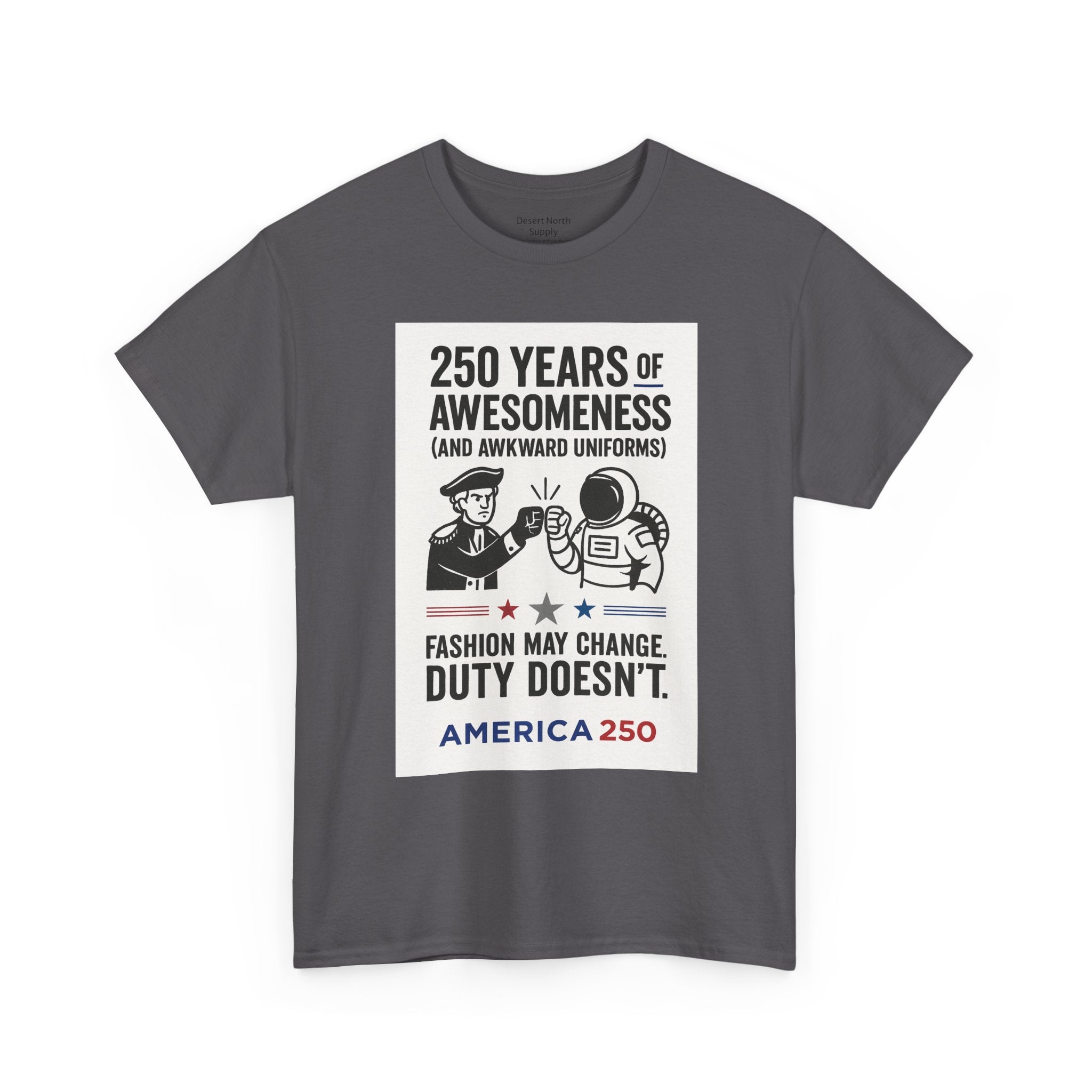 250 Years of Awesomeness Military History T-Shirt – Funny Duty & Uniforms Tee