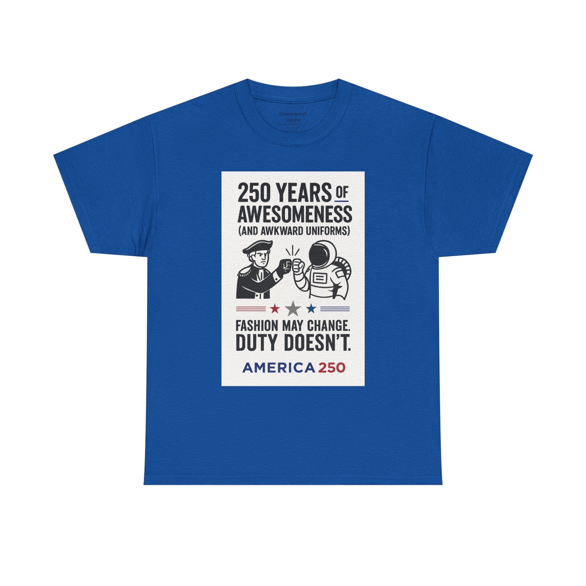 250 Years of Awesomeness Military History T-Shirt – Funny Duty & Uniforms Tee
